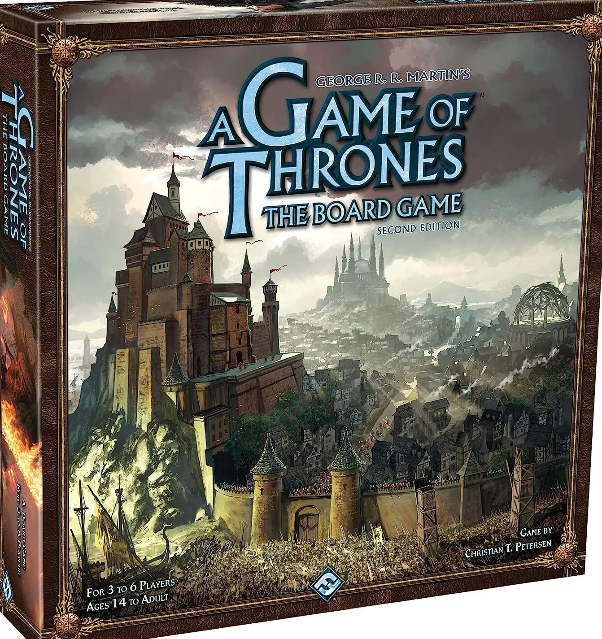 Fantasy Flight Games 4+ Player Games | 2-4 Player Games<A Game of Thrones: The Board Game (Second Edition)