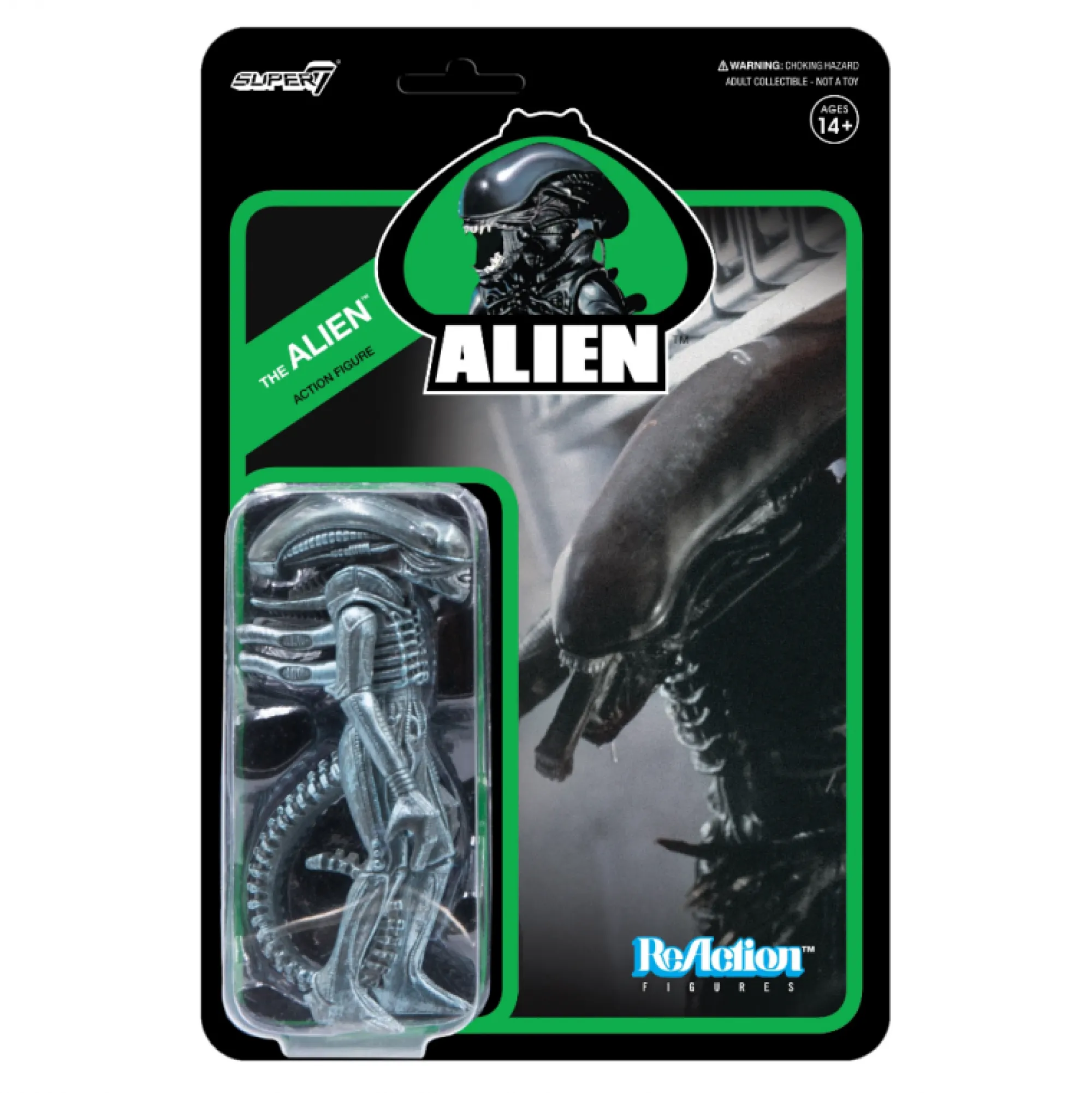 Super7 Reaction | Alien<Alien Xenomorph ReAction Action Figure Wave 1 - The Alien