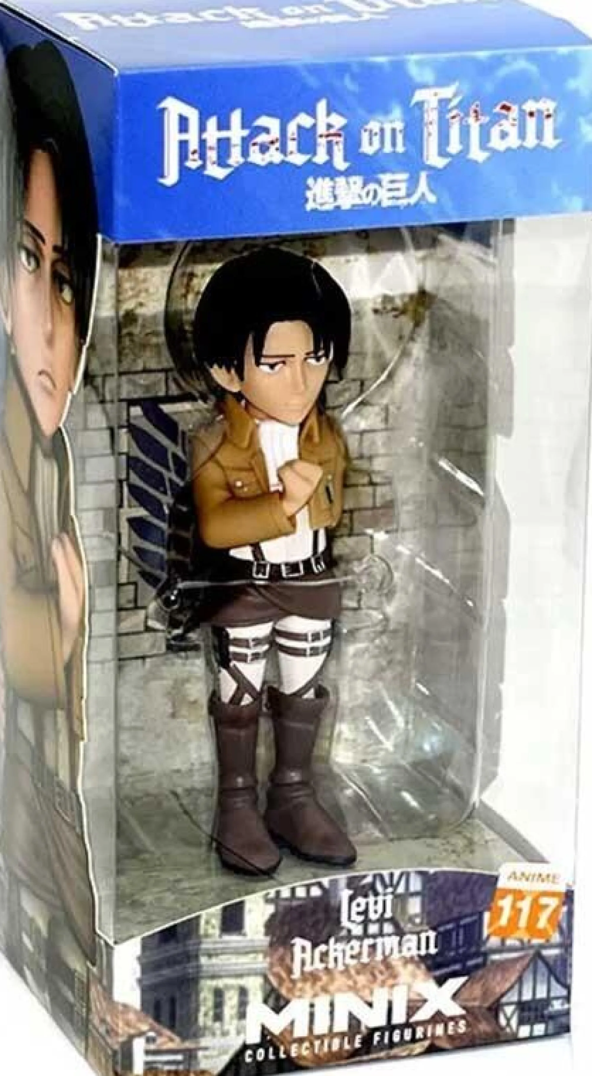 Minix Collectible Figurines Minix Collectible Figurines | Anime<Attack on Titan Minix 5 Inch Collectible Figurine - Levi Ackerman