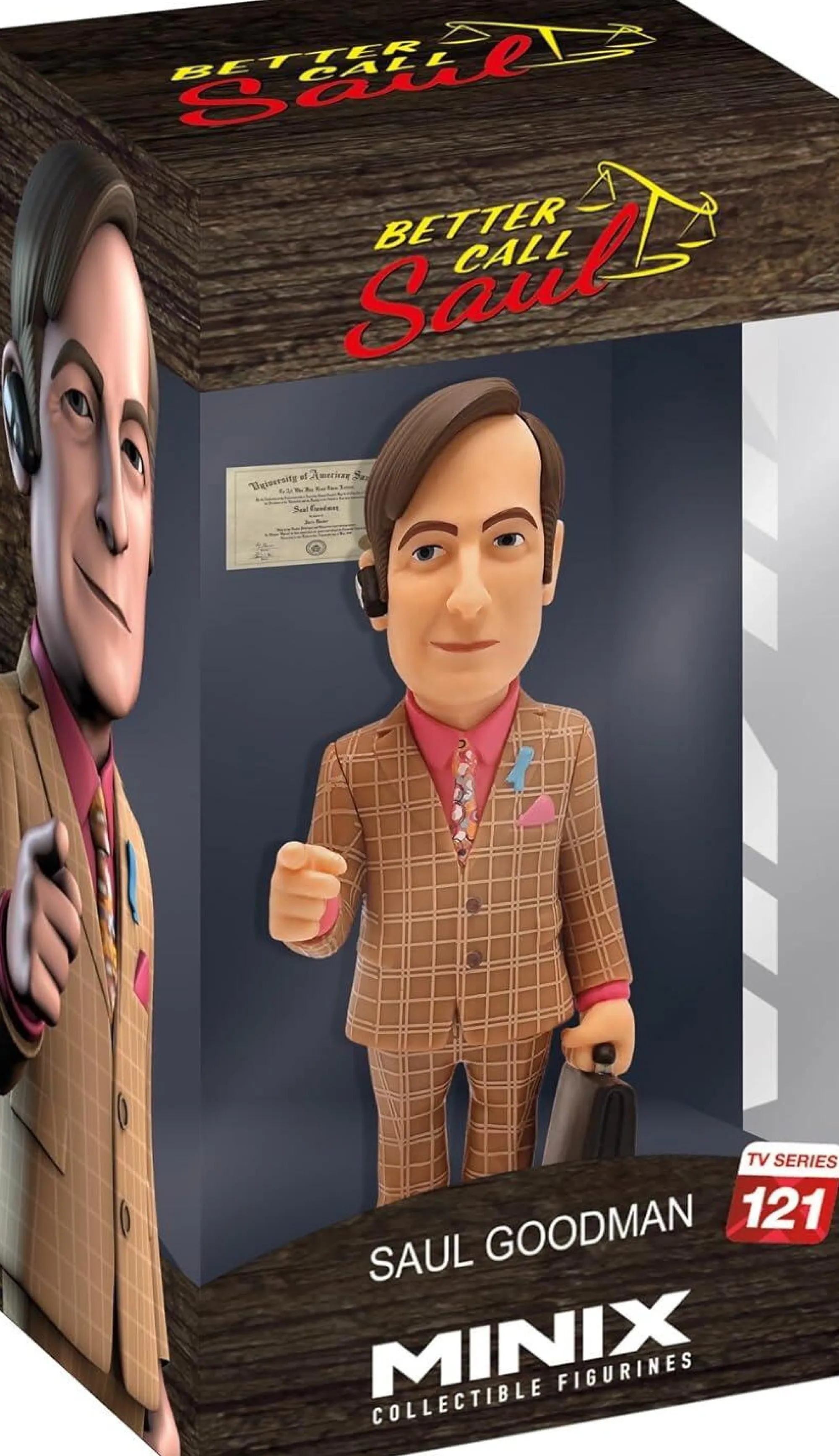 Minix Collectible Figurines Miscellaneous | Minix Collectible Figurines<Better Call Saul Minix 5 Inch Collectible Figurine - Saul Goodman