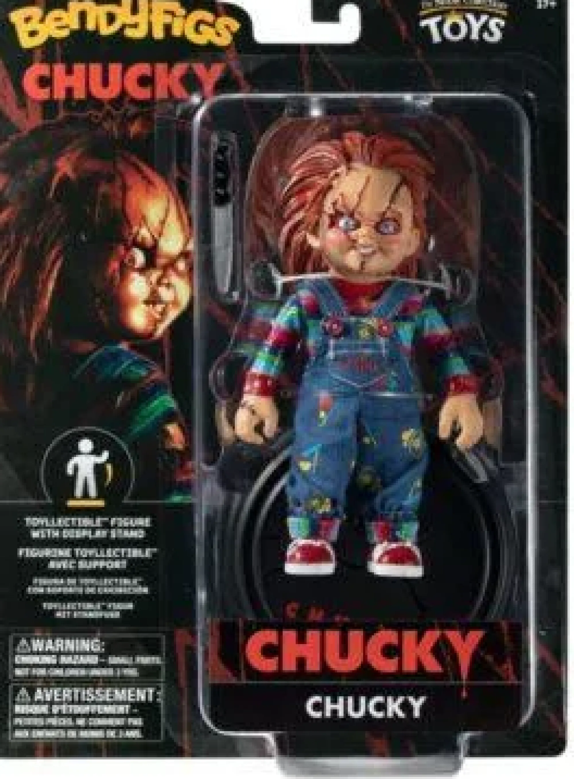 Noble Collection Horror | Bendyfigs<Child's Play Bendyfigs Action Figure - Chucky