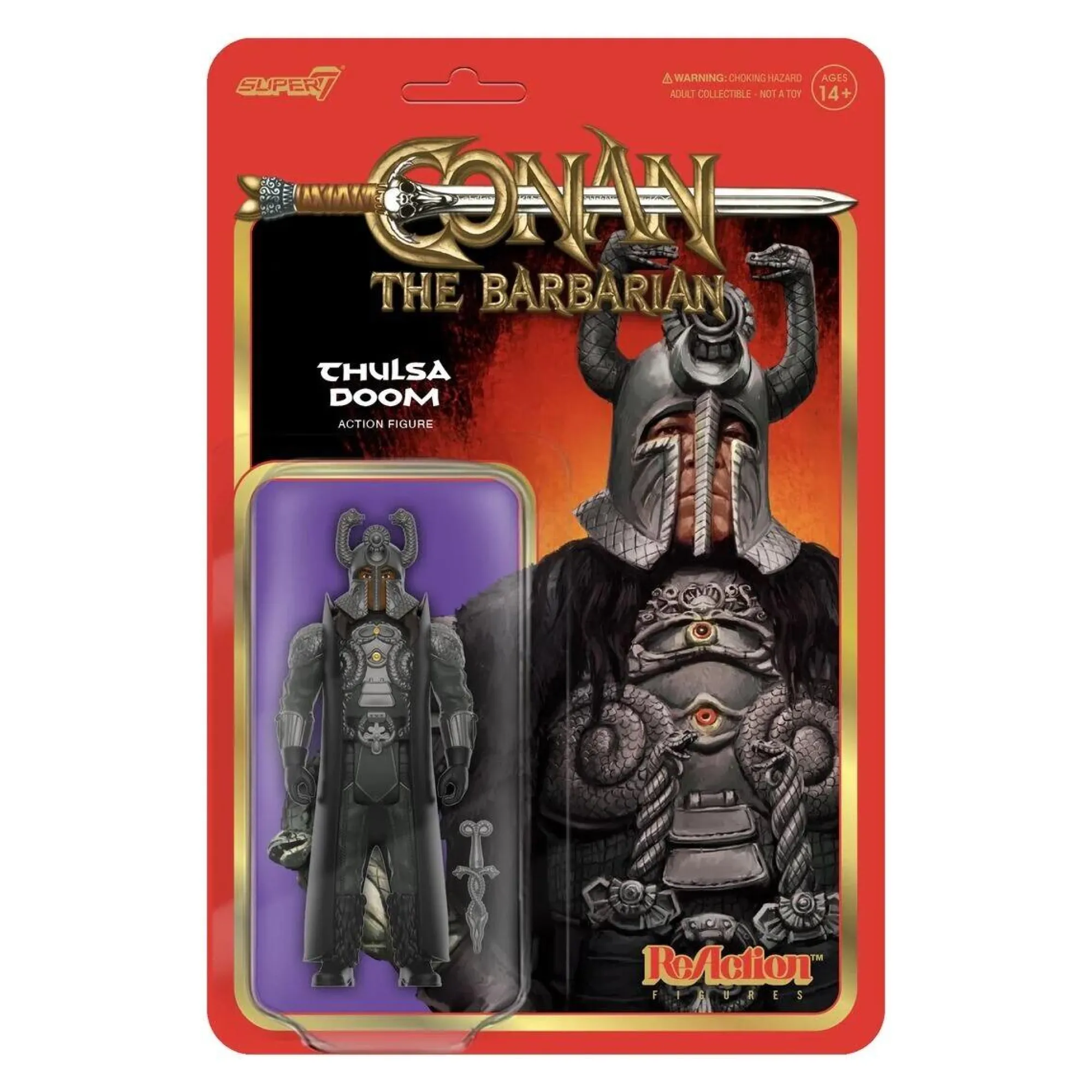 Super7 Reaction<Conan The Barbarian ReAction Action Figure Wave 1 - Thulsa Doom