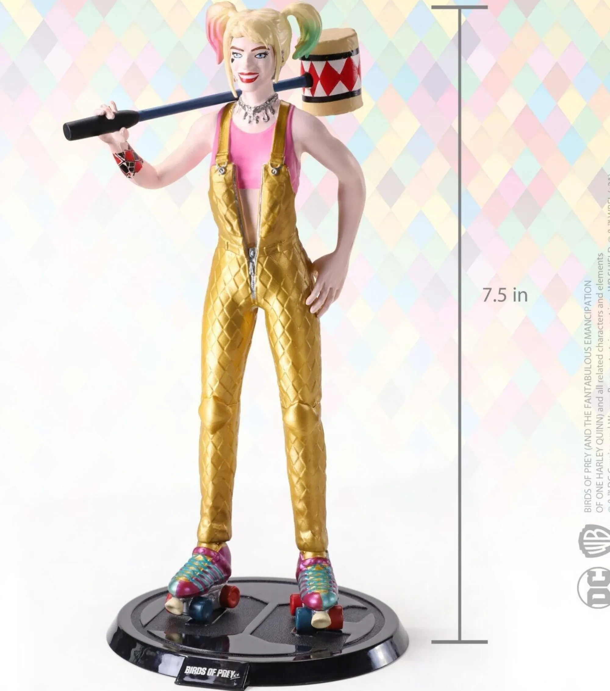 Noble Collection Bendyfigs | Dc Other<DC Bendyfigs Action Figure - Harley Quinn (Birds of Prey)