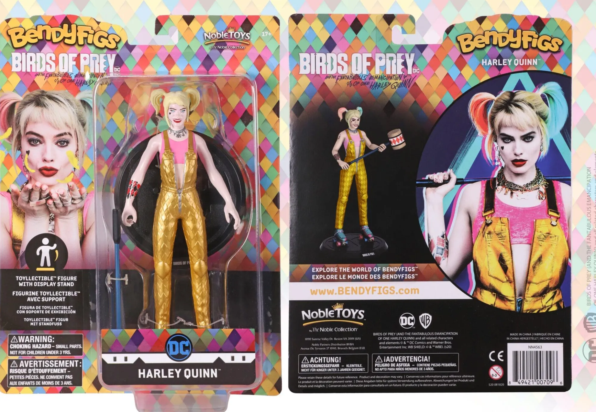 Noble Collection Bendyfigs | Dc Other<DC Bendyfigs Action Figure - Harley Quinn (Birds of Prey)