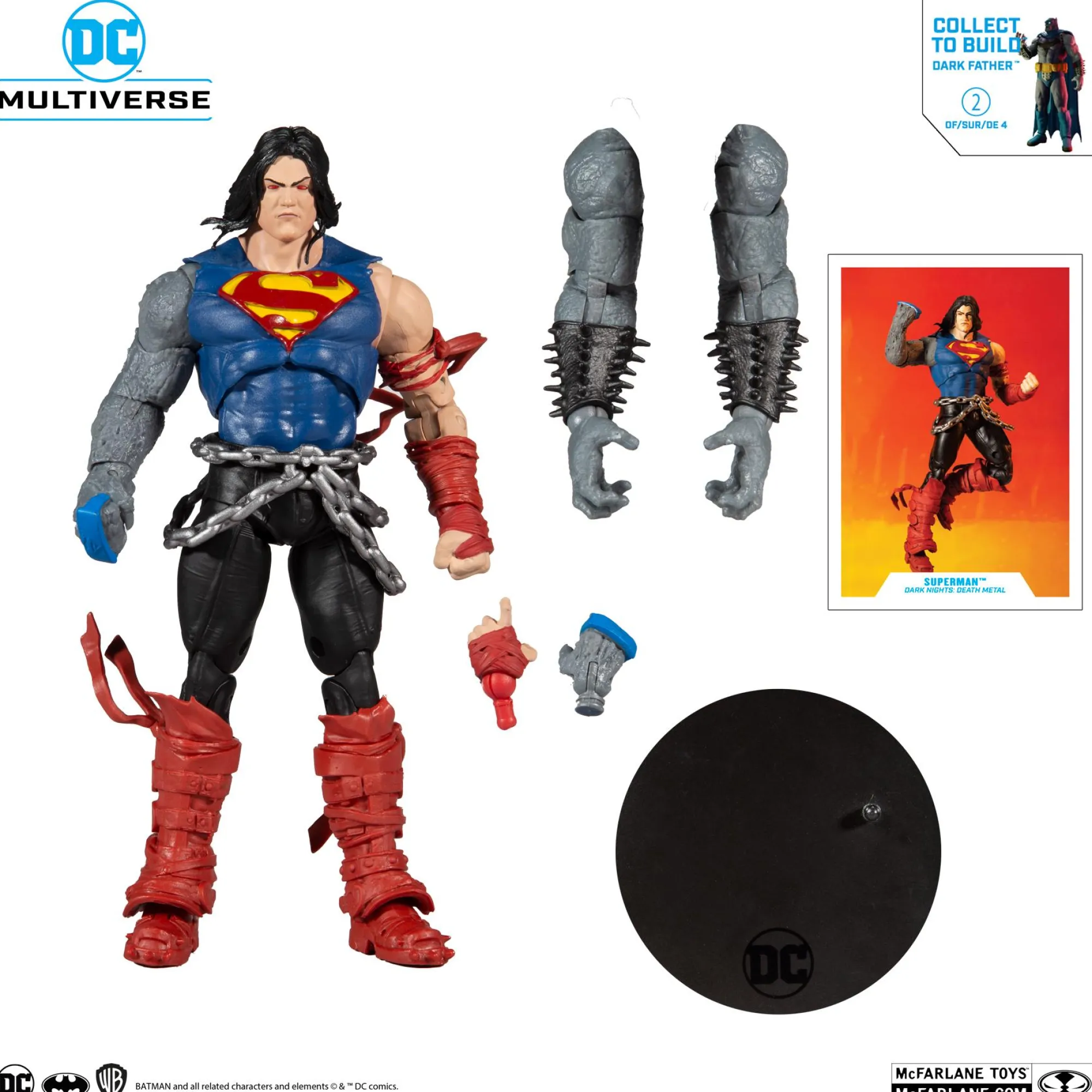 Mcfarlane Dc Universe - Mcfarlane<DC Collector Wave 4 Action Figure - Death Metal Superman