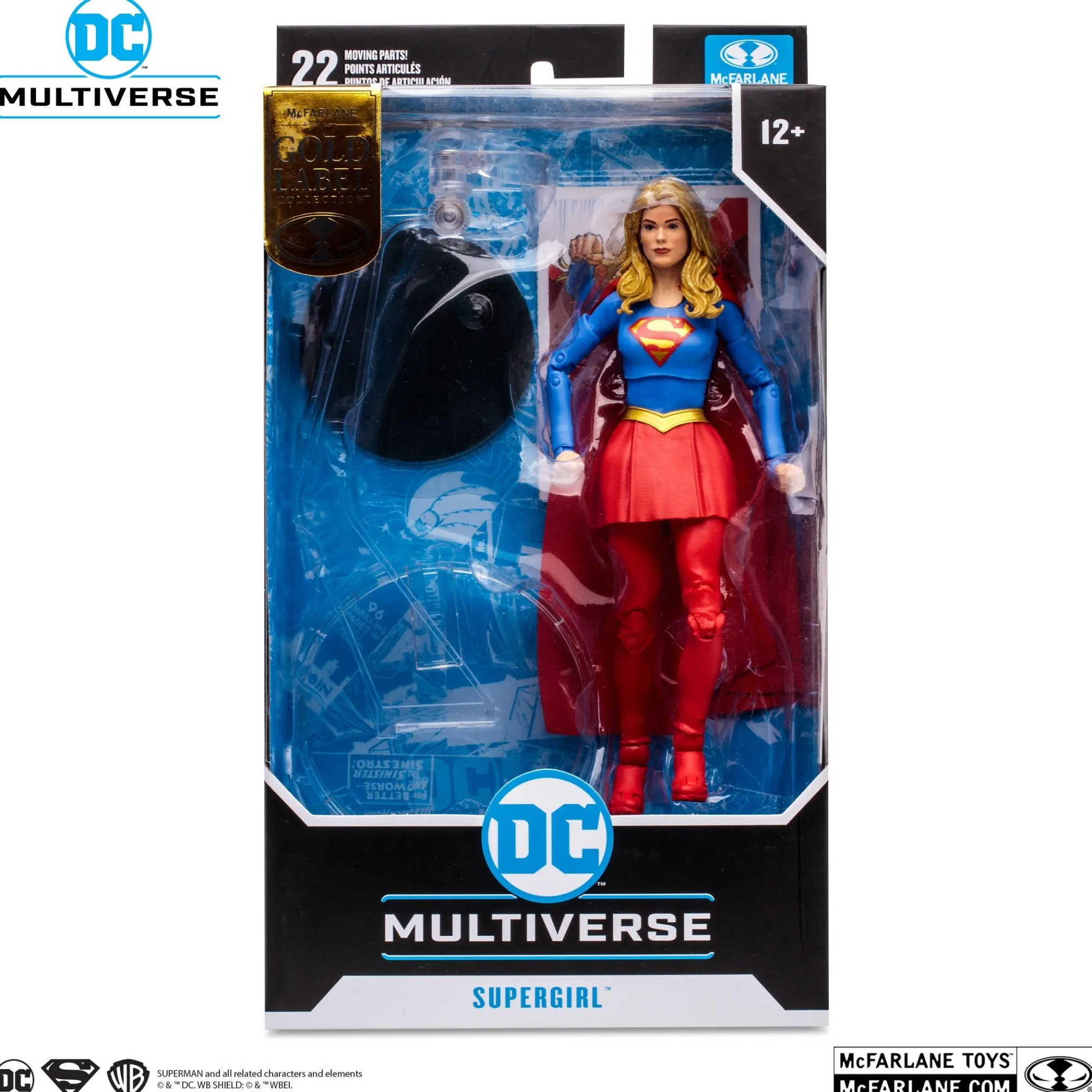 Mcfarlane Dc Universe - Mcfarlane<DC Multiverse 7 Inch Action Figure - Supergirl (Rebirth) (Gold Label)