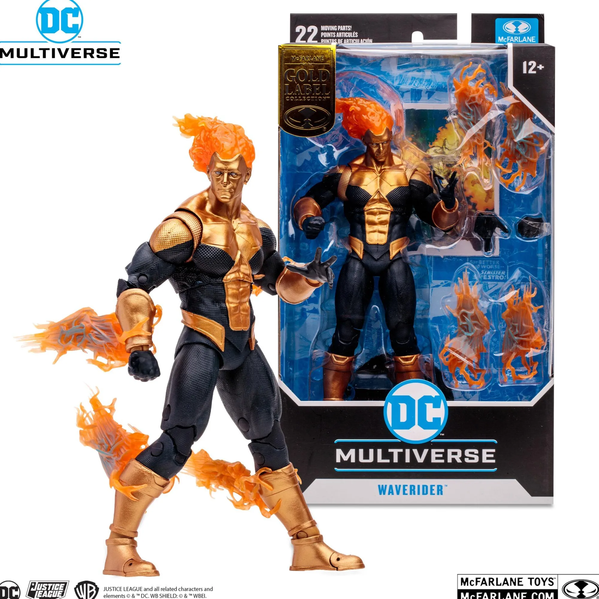 Mcfarlane Dc Universe - Mcfarlane<DC Multiverse 7 Inch Action Figure - Waverider (Gold Label)