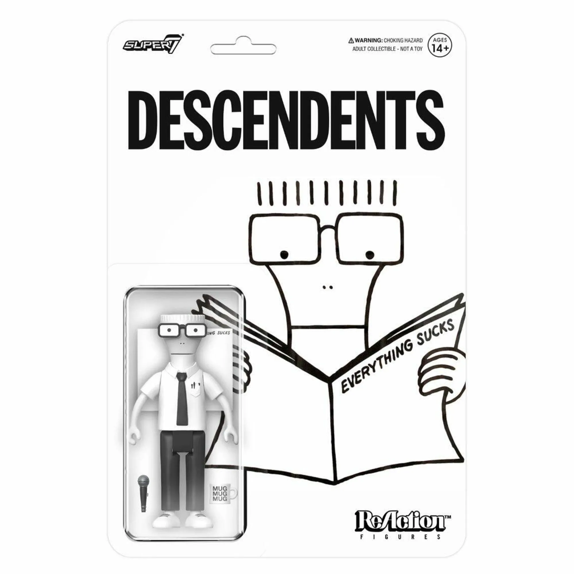 Super7 Reaction | Music<Descendents Reaction Action Figure - Milo (Everything Sucks)