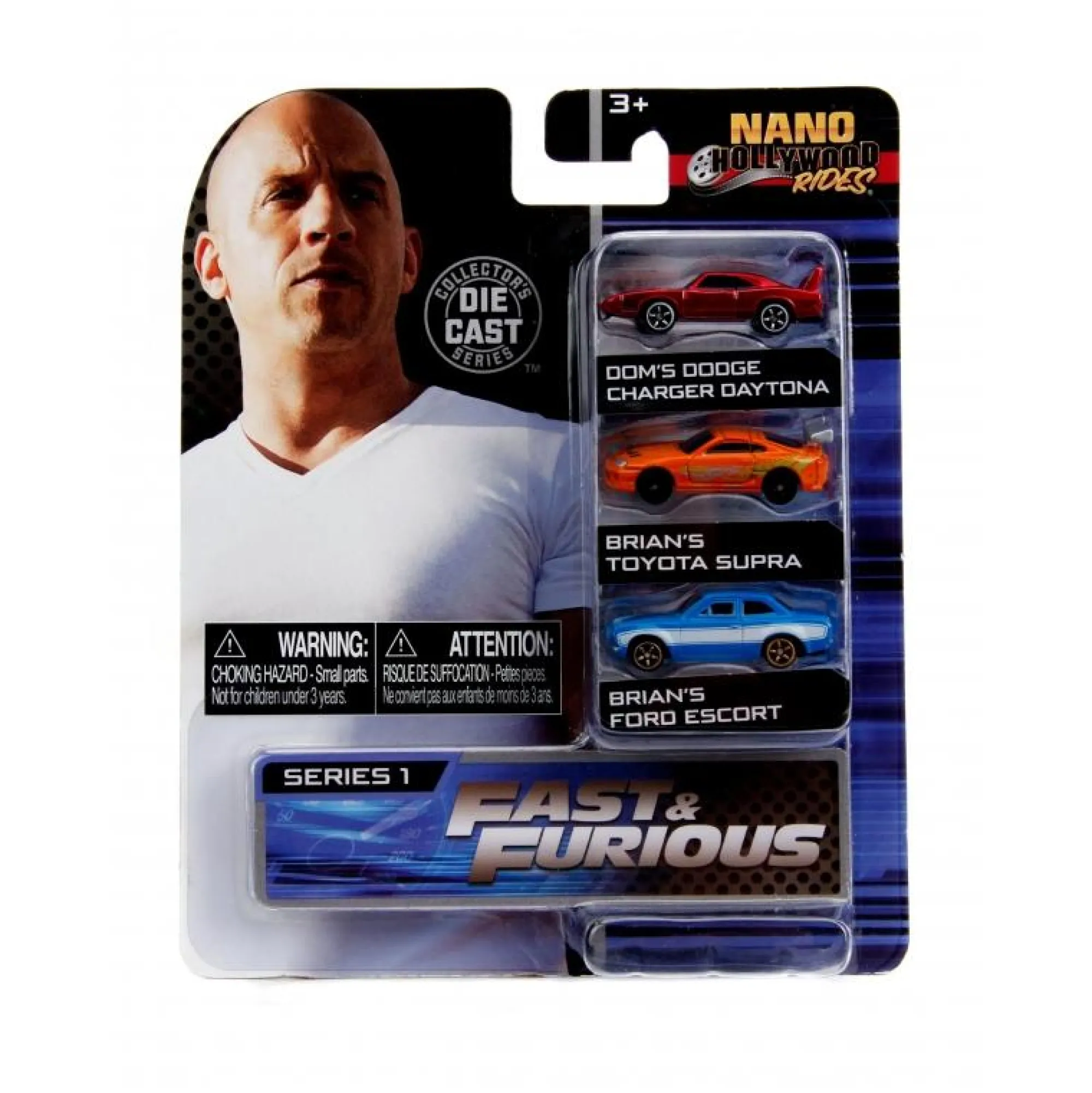 Jada Toys Fast & Furious<Fast and Furious - NANO Hollywood Rides 3 Car Set #2