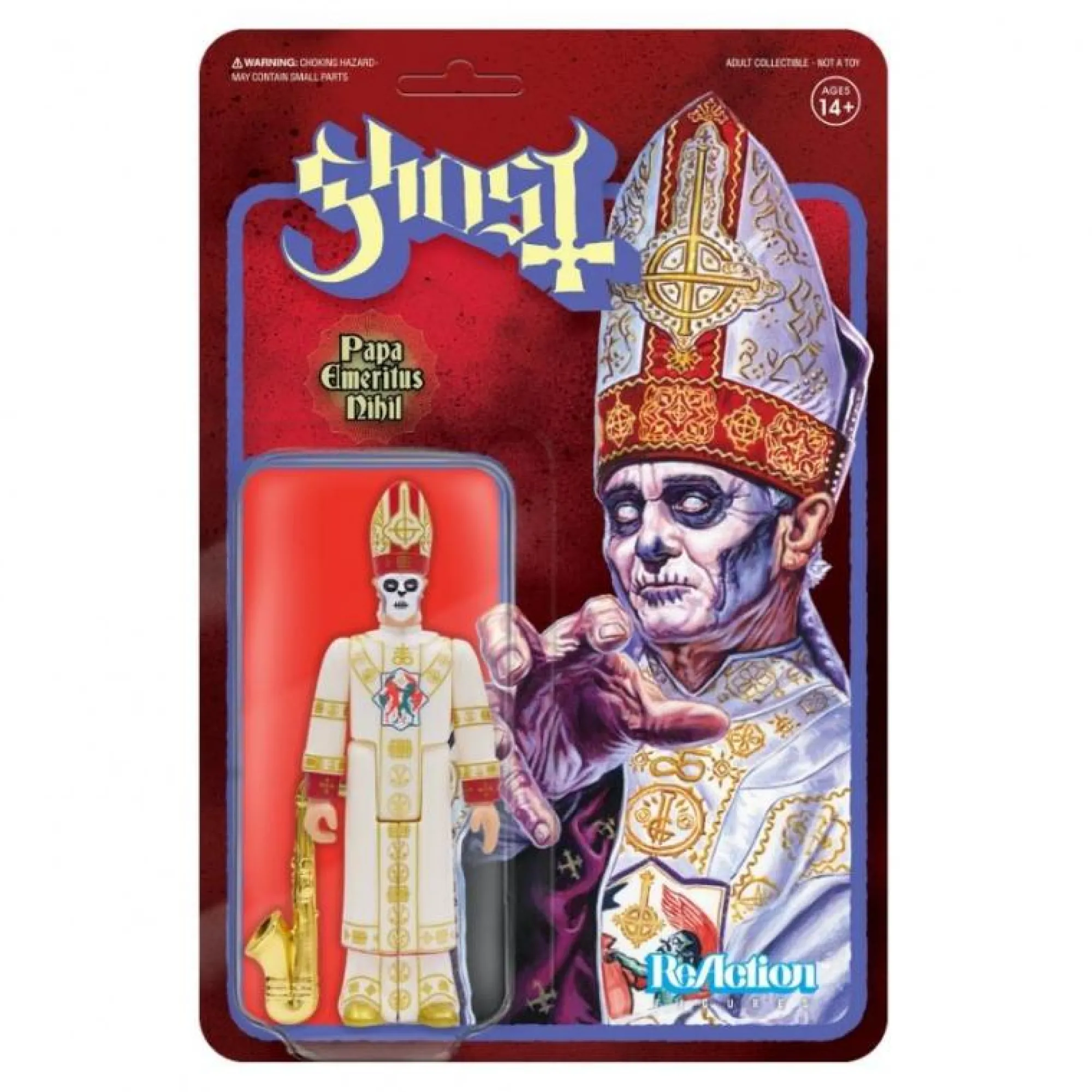 Super7 Reaction | Music<Ghost ReAction Action Figure - Papa Emeritus Nihil