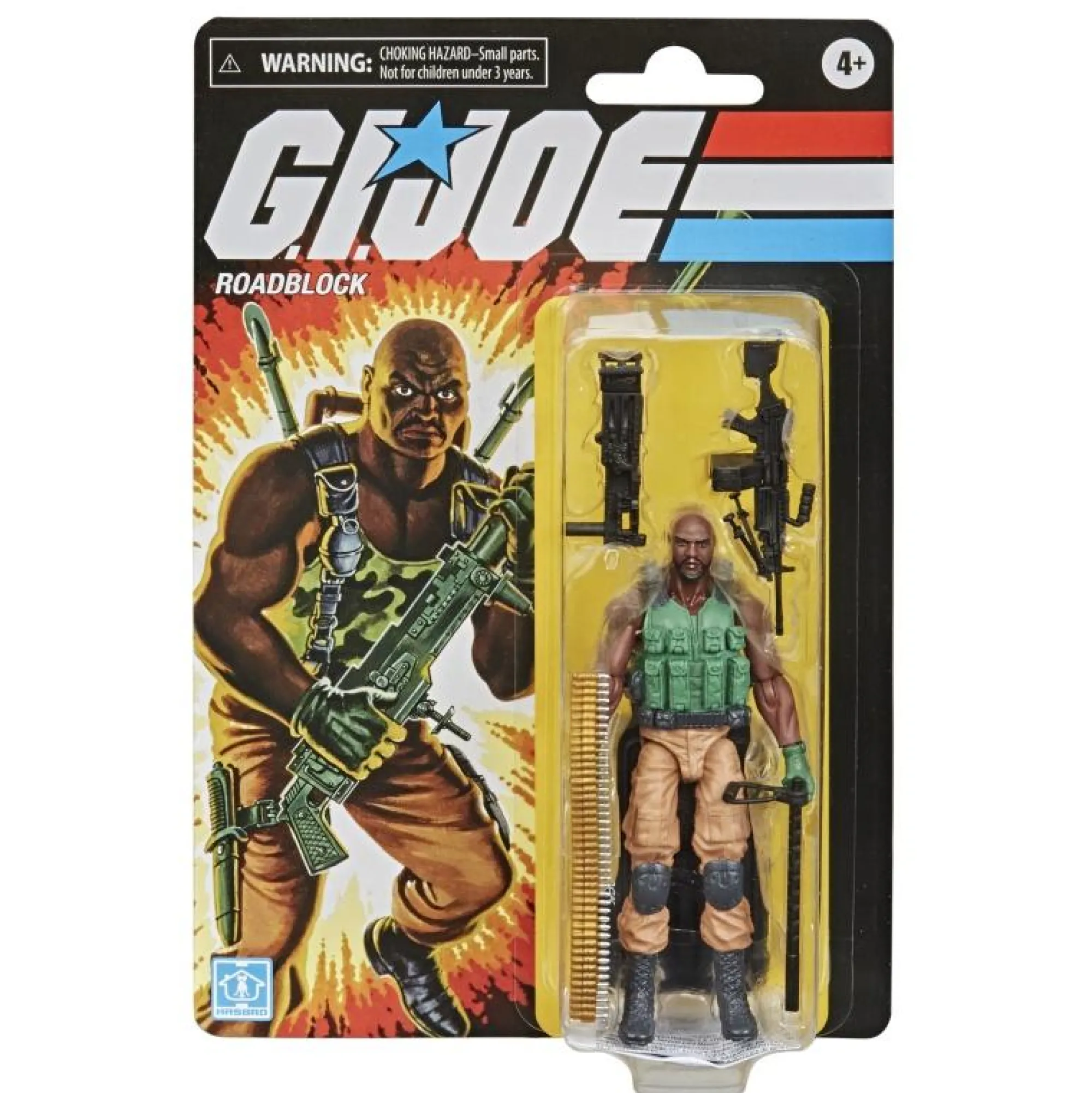 Hasbro G.I. Joe Retro Series<GI Joe 3.75 Inch Scale Action Figure - Roadblock