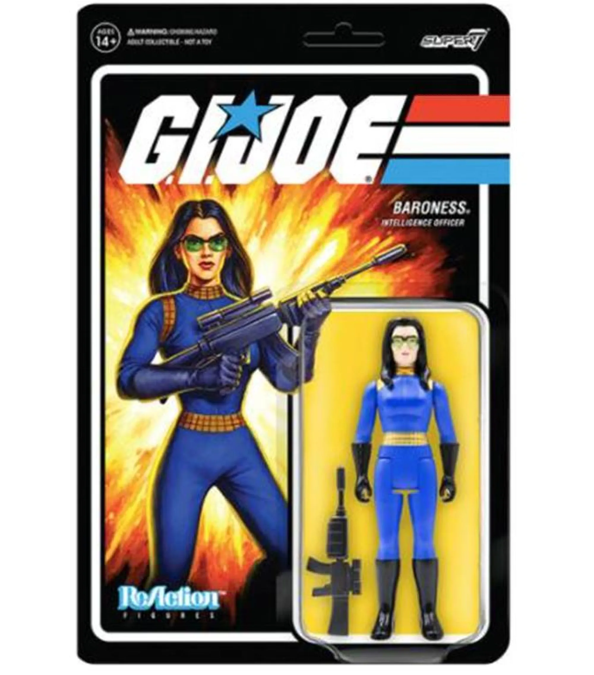 Super7 Reaction | Sale<G.I. JOE REACTION ACTION FIGURE WAVE 1 - Baroness