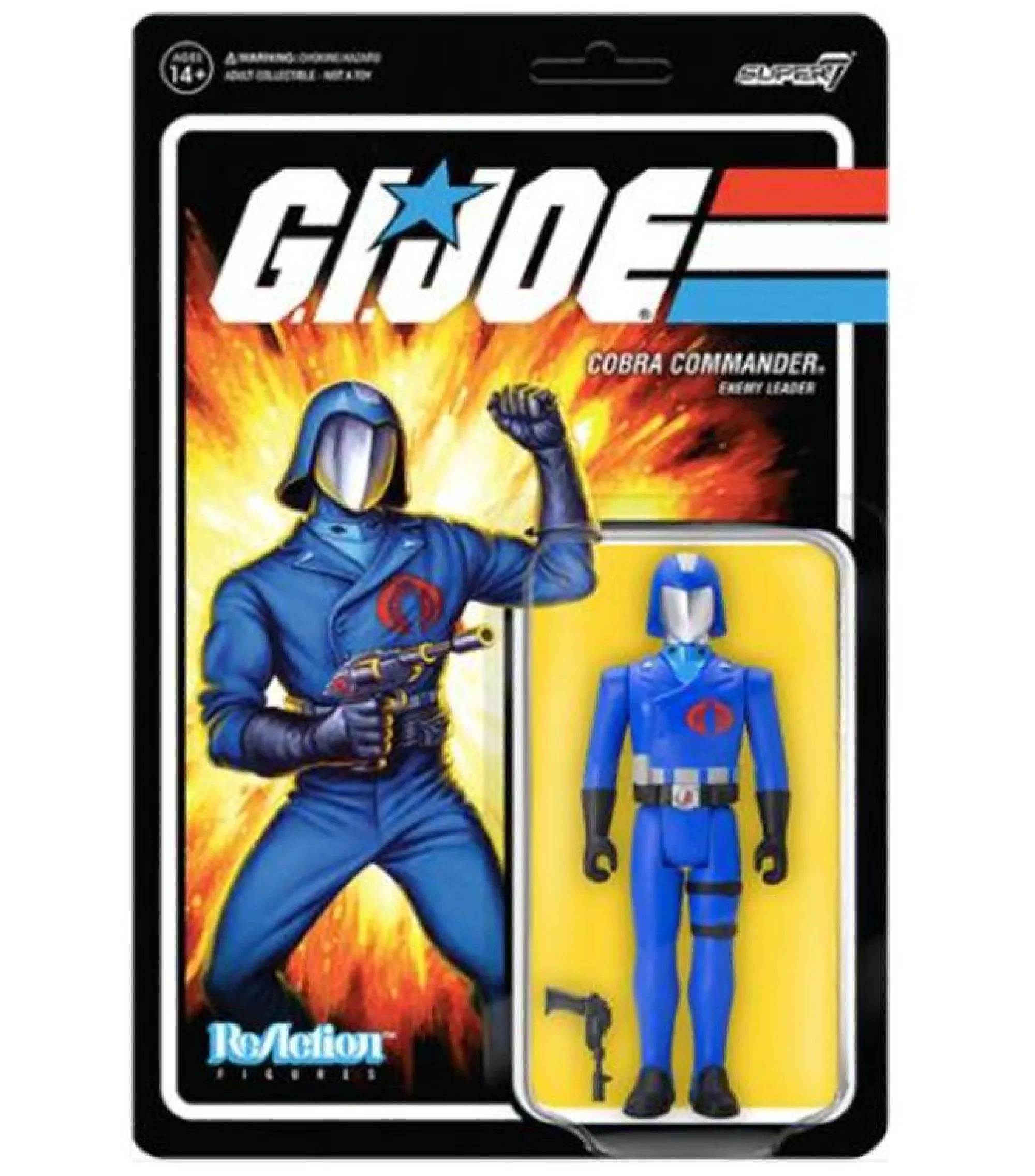 Super7 Reaction | Sale<G.I. JOE REACTION ACTION FIGURE WAVE 1 - COBRA Commander