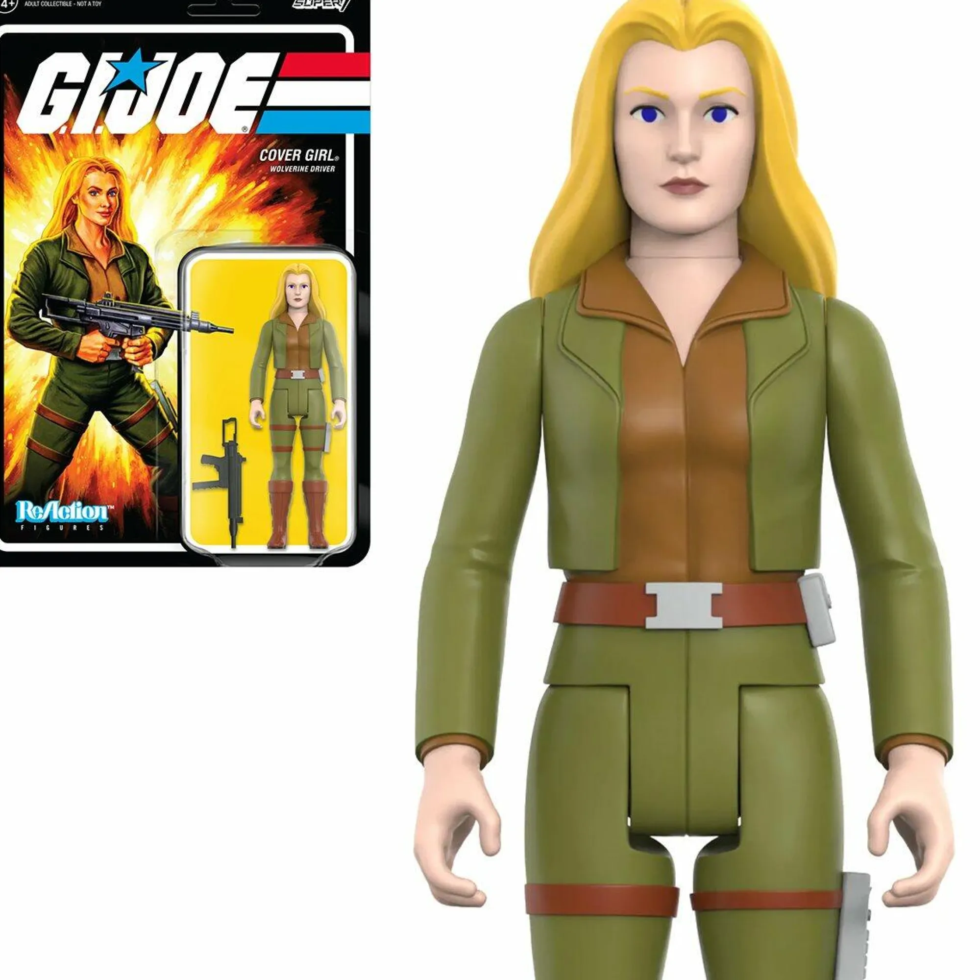 Super7 Reaction | ReAction G.I. Joe<G.I. Joe ReAction Action Figure Wave 4 - Cover Girl