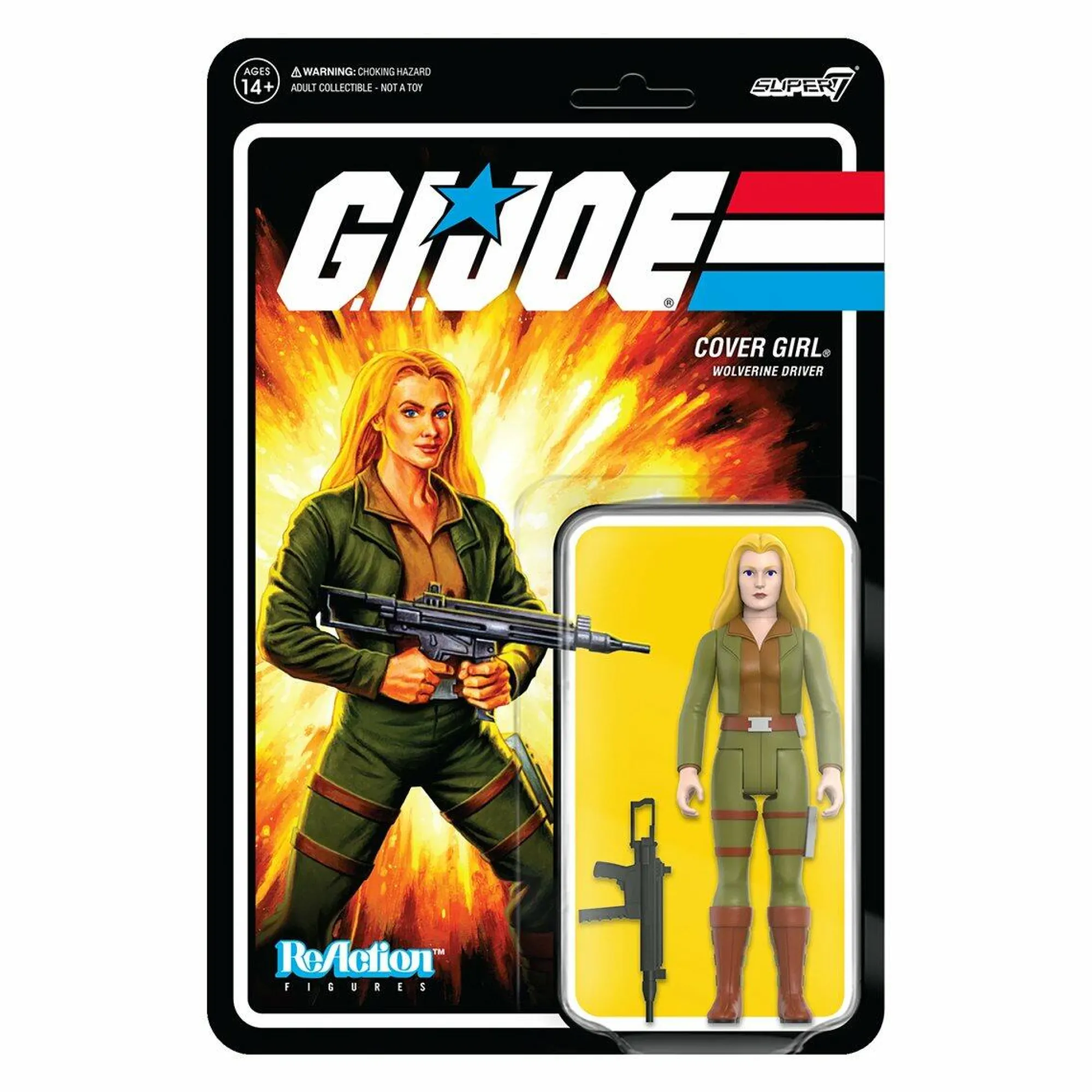 Super7 Reaction | ReAction G.I. Joe<G.I. Joe ReAction Action Figure Wave 4 - Cover Girl