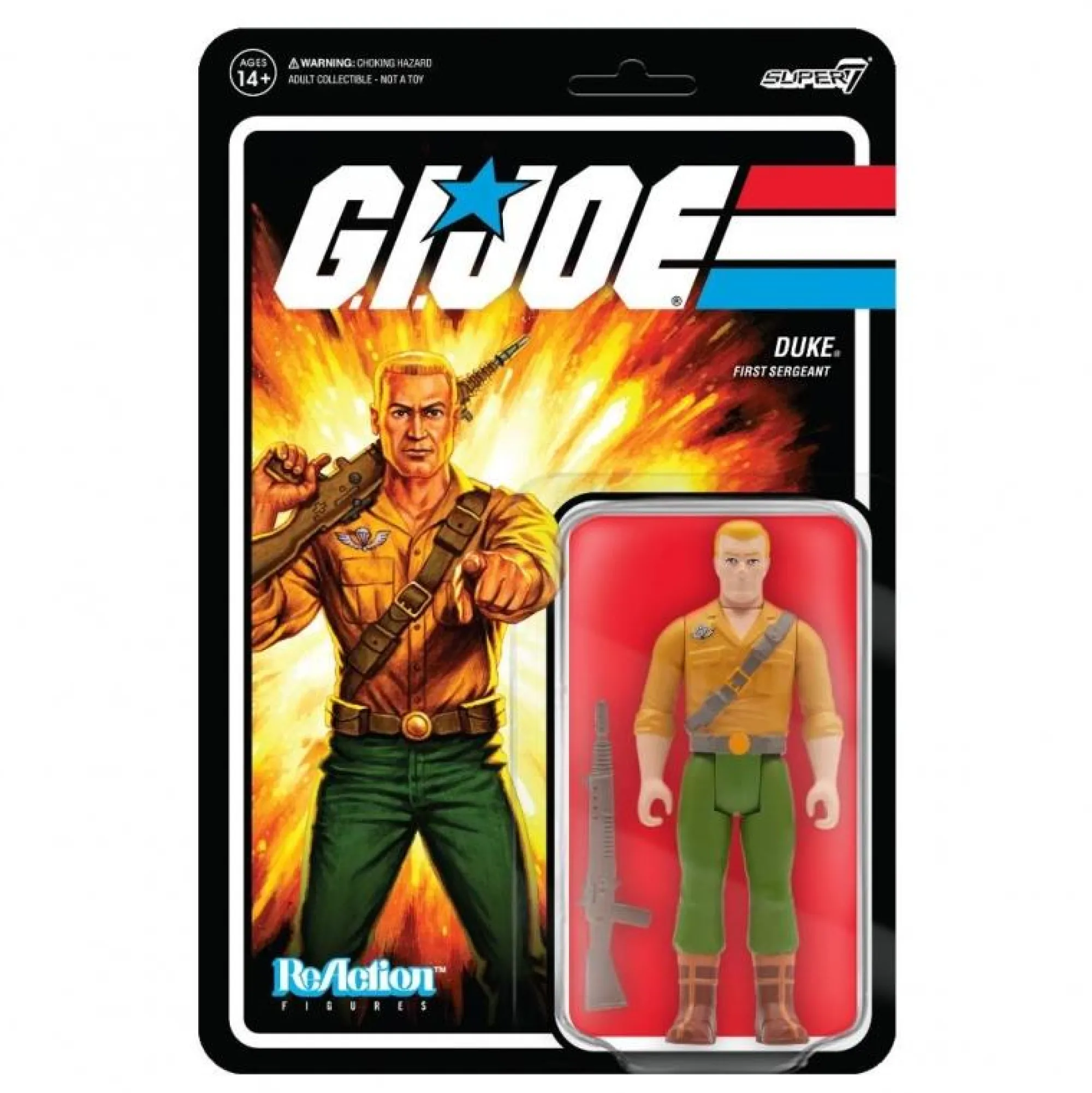 Super7 Reaction | ReAction G.I. Joe<G.I. Joe ReAction Action Figure Wave 2 - Duke