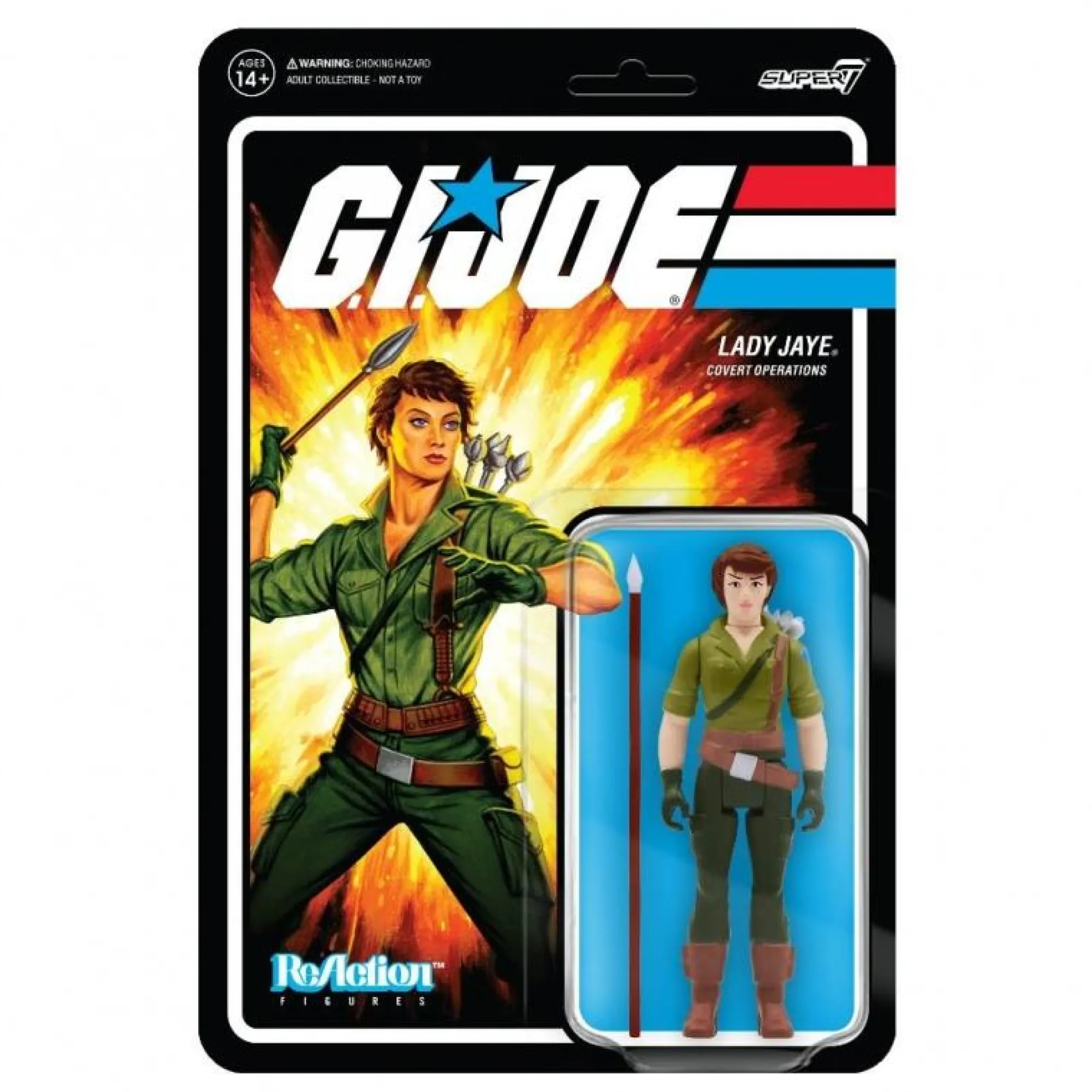 Super7 Reaction | ReAction G.I. Joe<G.I. Joe ReAction Action Figure Wave 2 - Lady Jaye