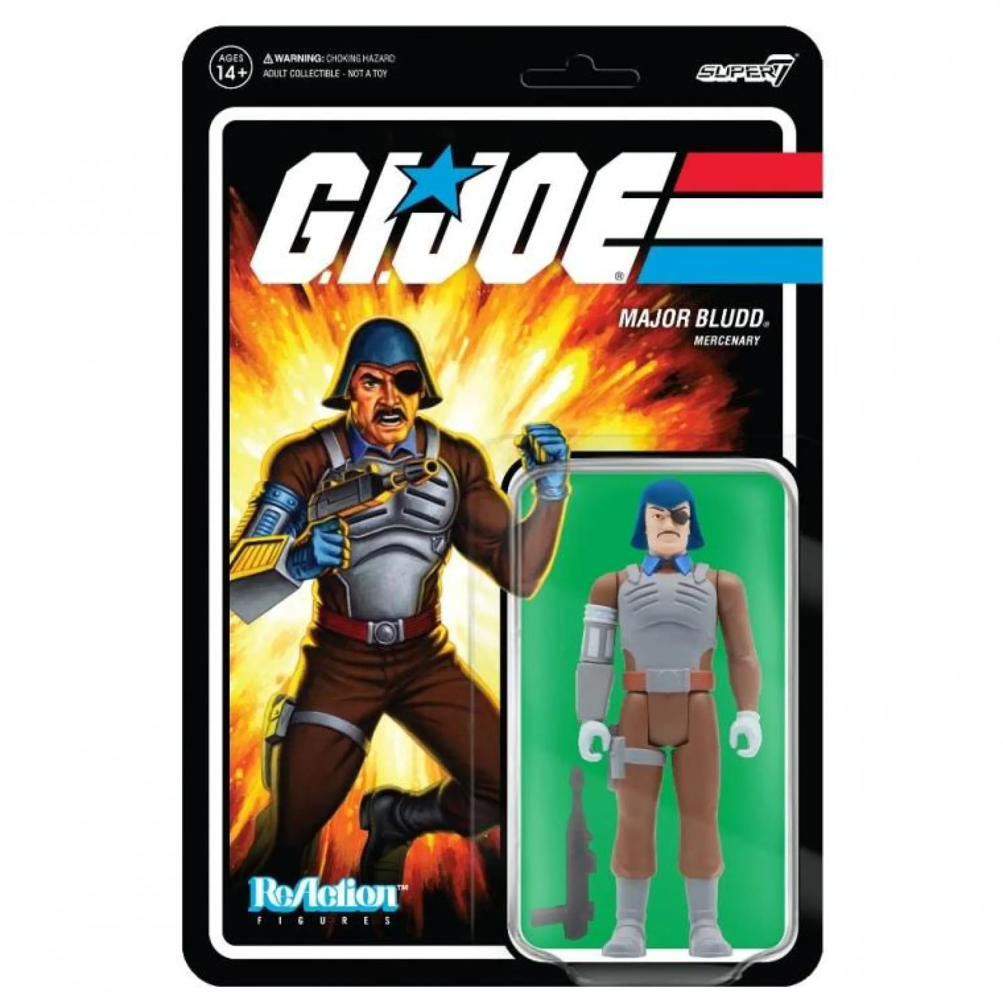 Super7 Reaction | ReAction G.I. Joe<G.I. Joe ReAction Action Figure Wave 2 - Major Bludd