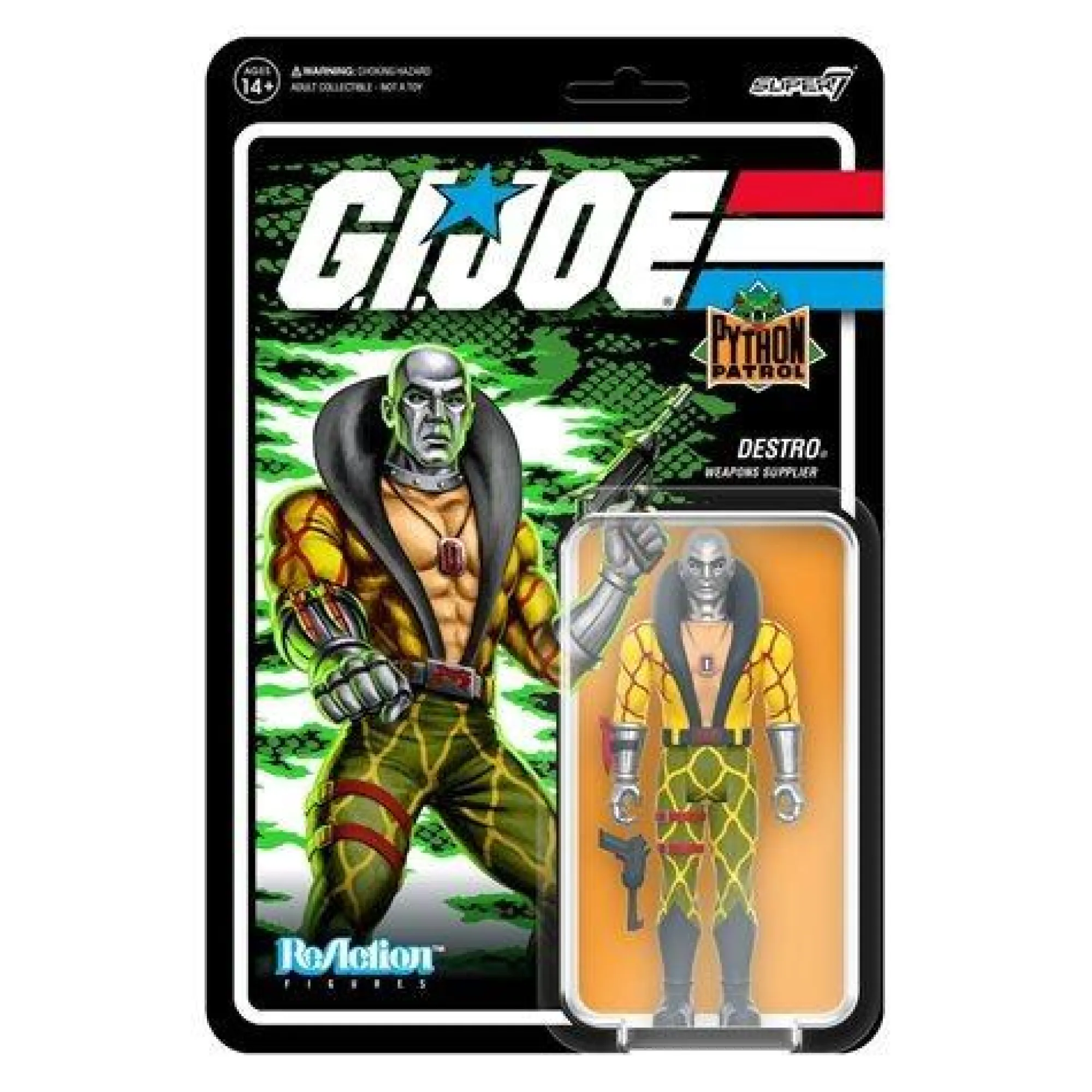 Super7 Reaction | ReAction G.I. Joe<G.I. Joe ReAction Action Figure Wave 6 - Python Patrol Destro