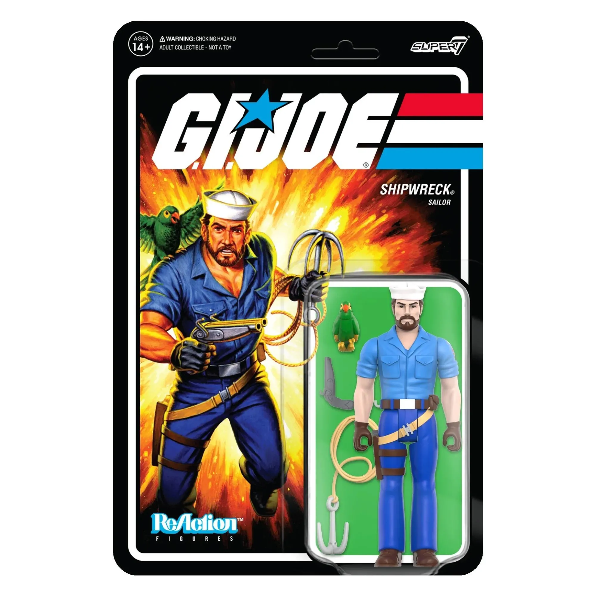 Super7 Reaction | ReAction G.I. Joe<G.I. Joe ReAction Action Figure Wave 4 - Shipwreck