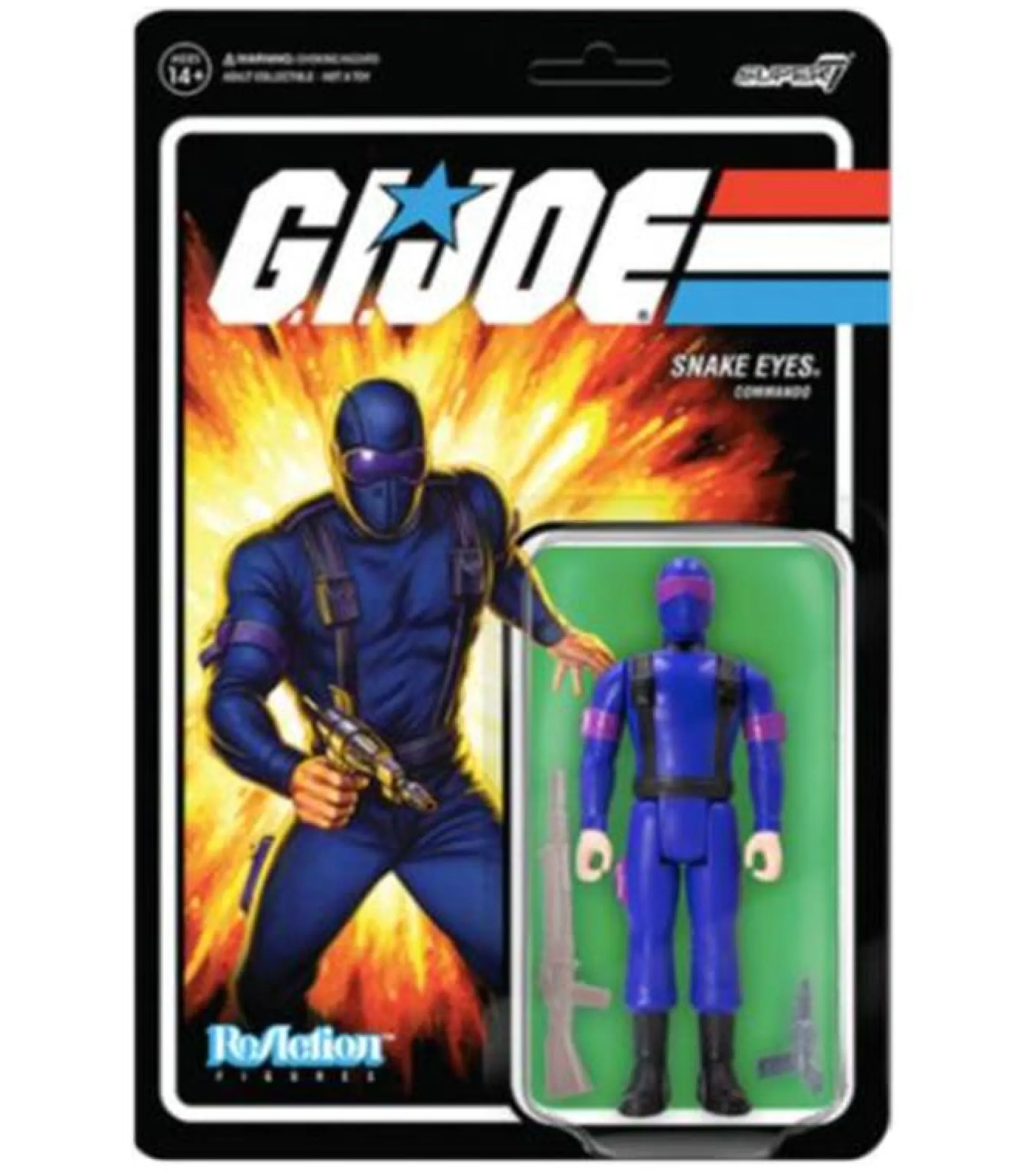 Super7 Reaction | Sale<G.I. JOE REACTION ACTION FIGURE WAVE 1 - SNAKE EYES