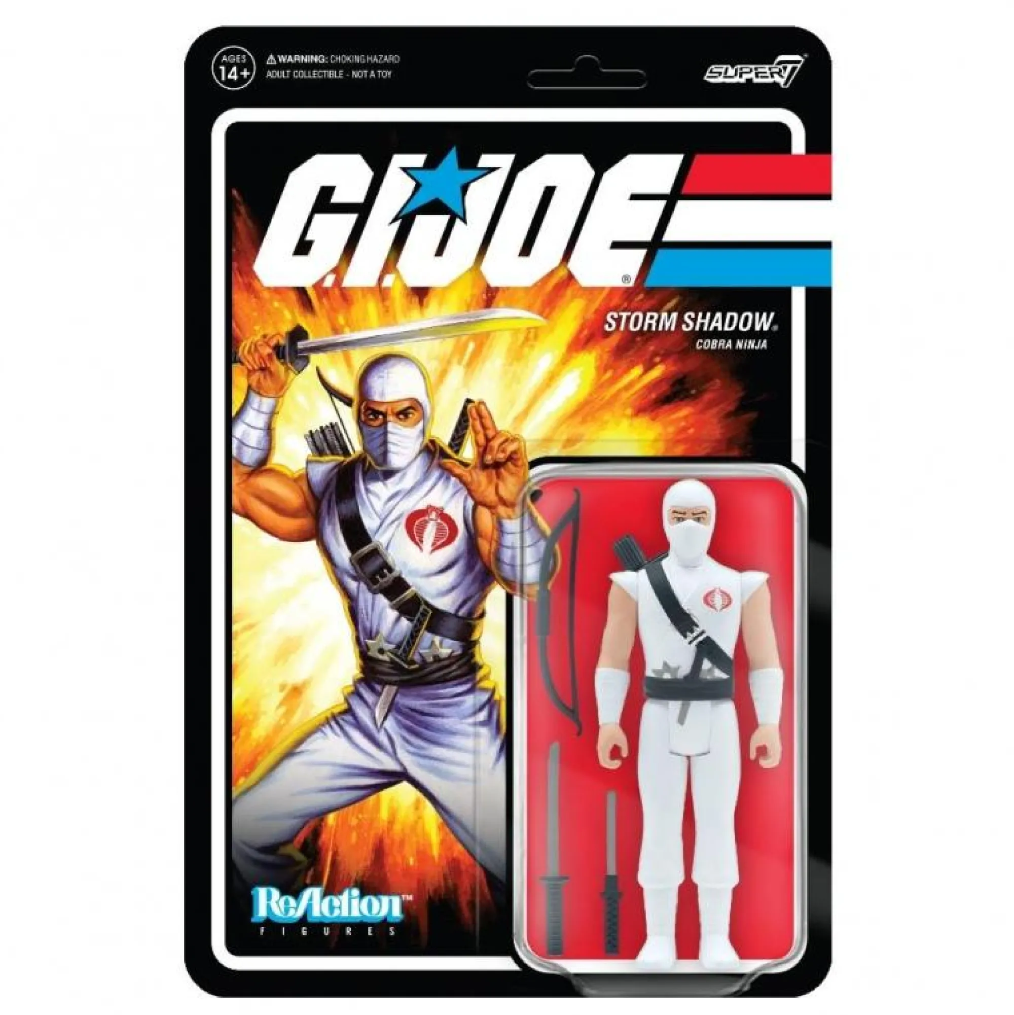 Super7 Reaction | ReAction G.I. Joe<G.I. Joe ReAction Action Figure Wave 2 - Storm Shadow