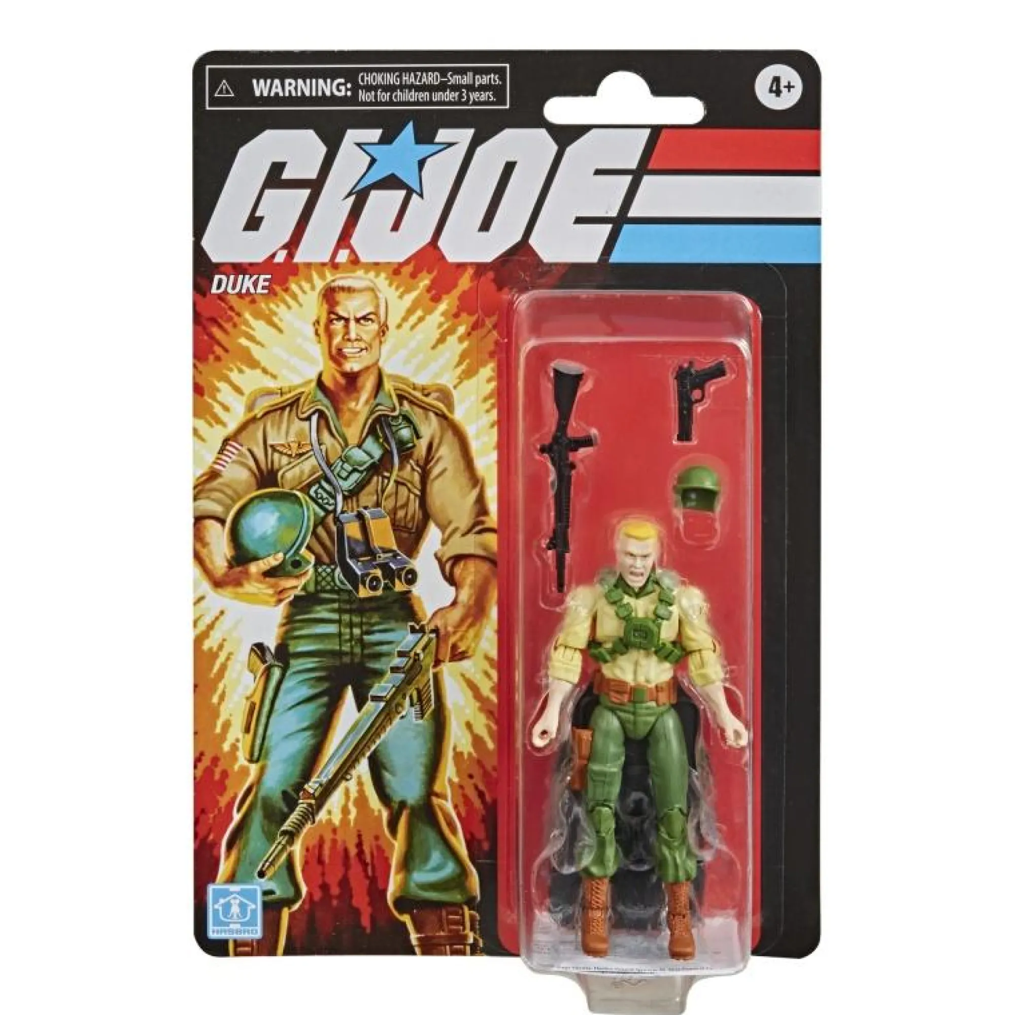 Hasbro Sale | G.I. Joe Retro Series<GI Joe Retro 3.75 Inch Scale Action Figure - Duke