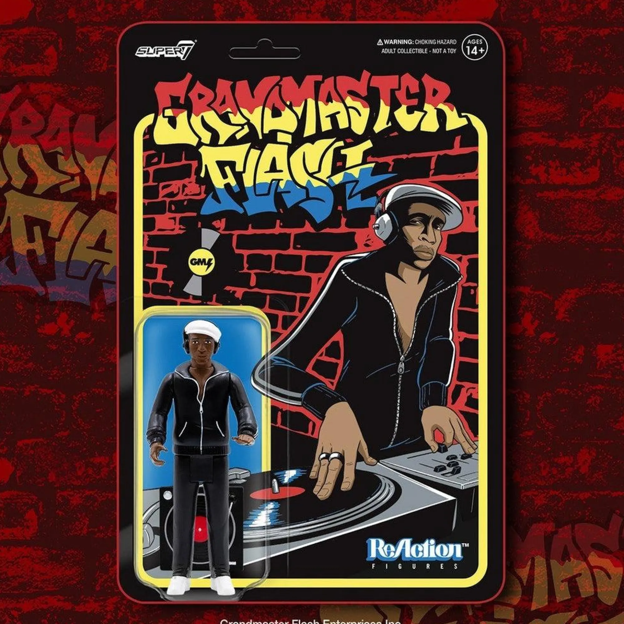 Super7 Reaction | Music<Grandmaster Flash Reaction Action Figure