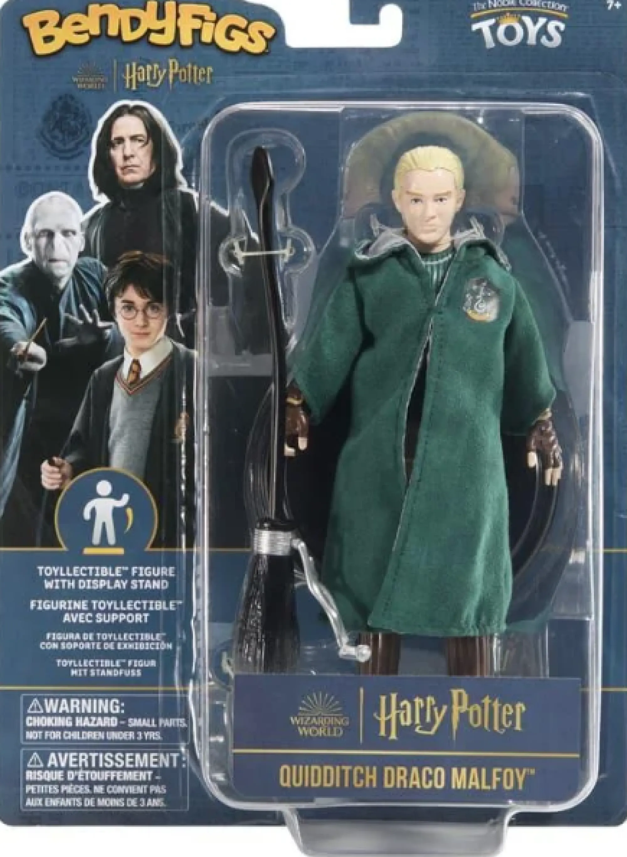 Noble Collection Bendyfigs | Other<Harry Potter Bendyfigs Action Figure - Draco Malfoy (Quidditch)