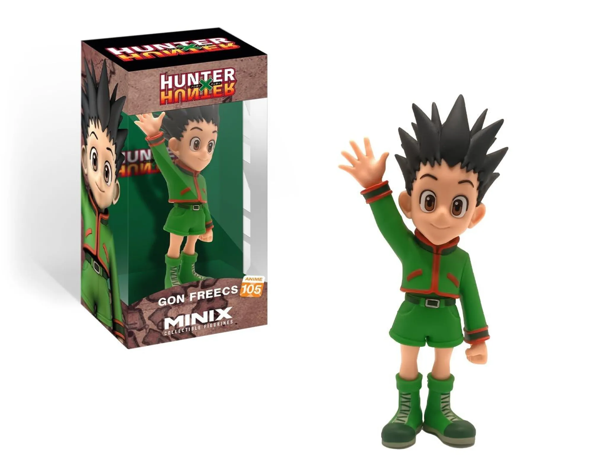 Minix Collectible Figurines Minix Collectible Figurines | Anime<Hunter X Hunter Minix 5 Inch Collectible Figurine - Gon