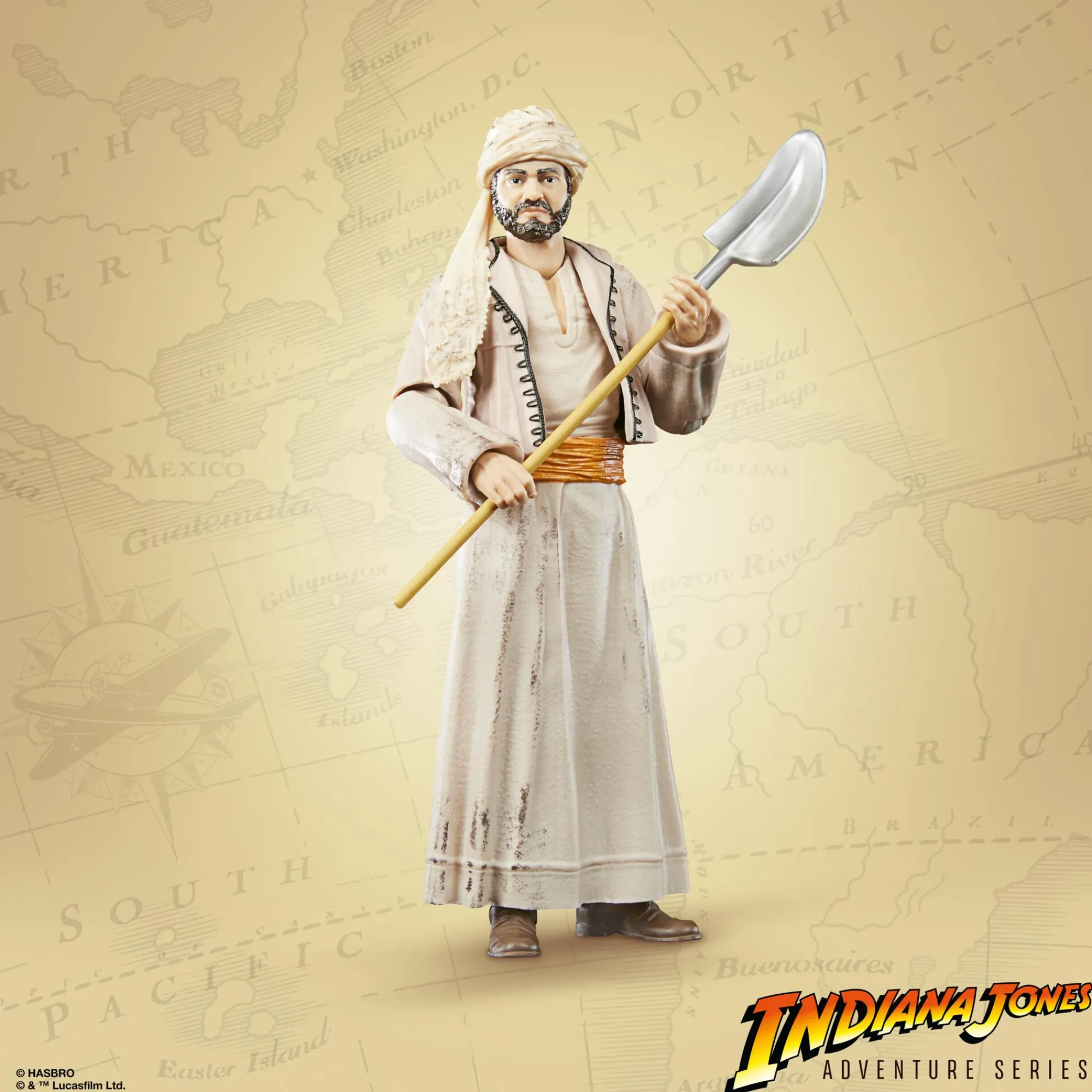 Hasbro Indiana Jones<Indiana Jones 6 Inch Action Figure Wave 1 - Sallah  (Dig Disguise)