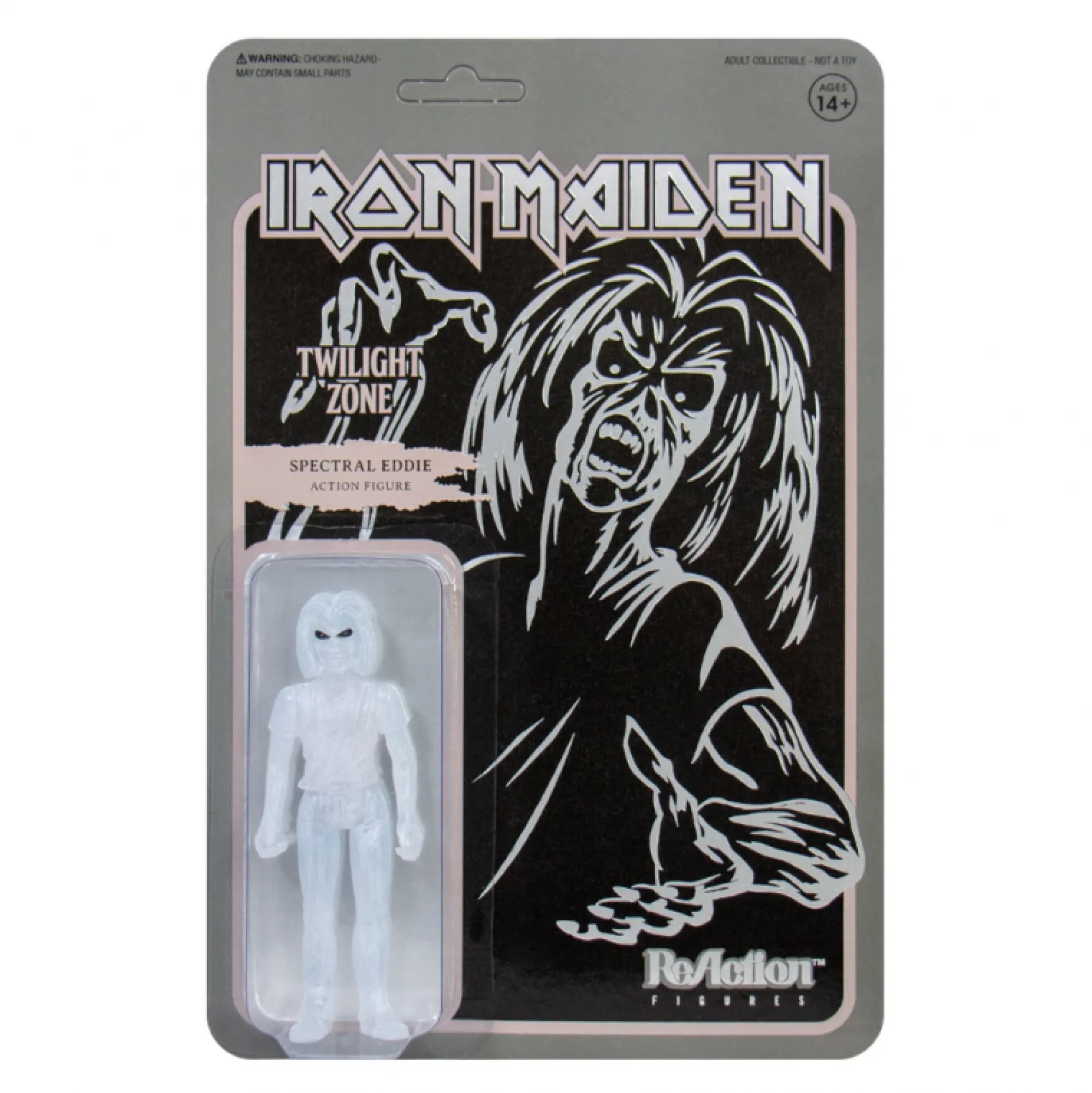 Super7 Reaction | Music<Iron Maiden ReAction Action Figure - Twilight Zone Art