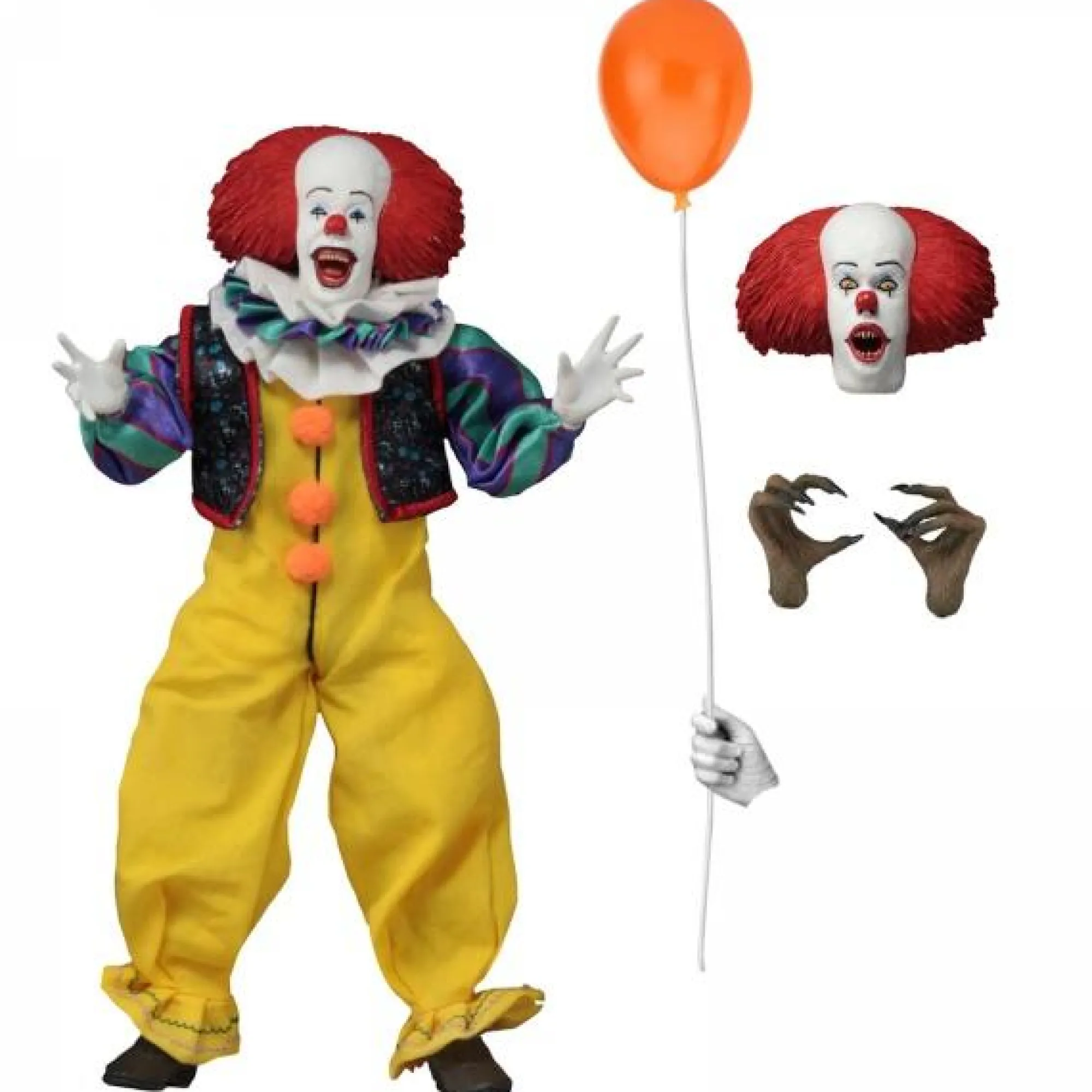 Neca Horror<IT Ultimate Pennywise 1990 Clothed Action Action Figure