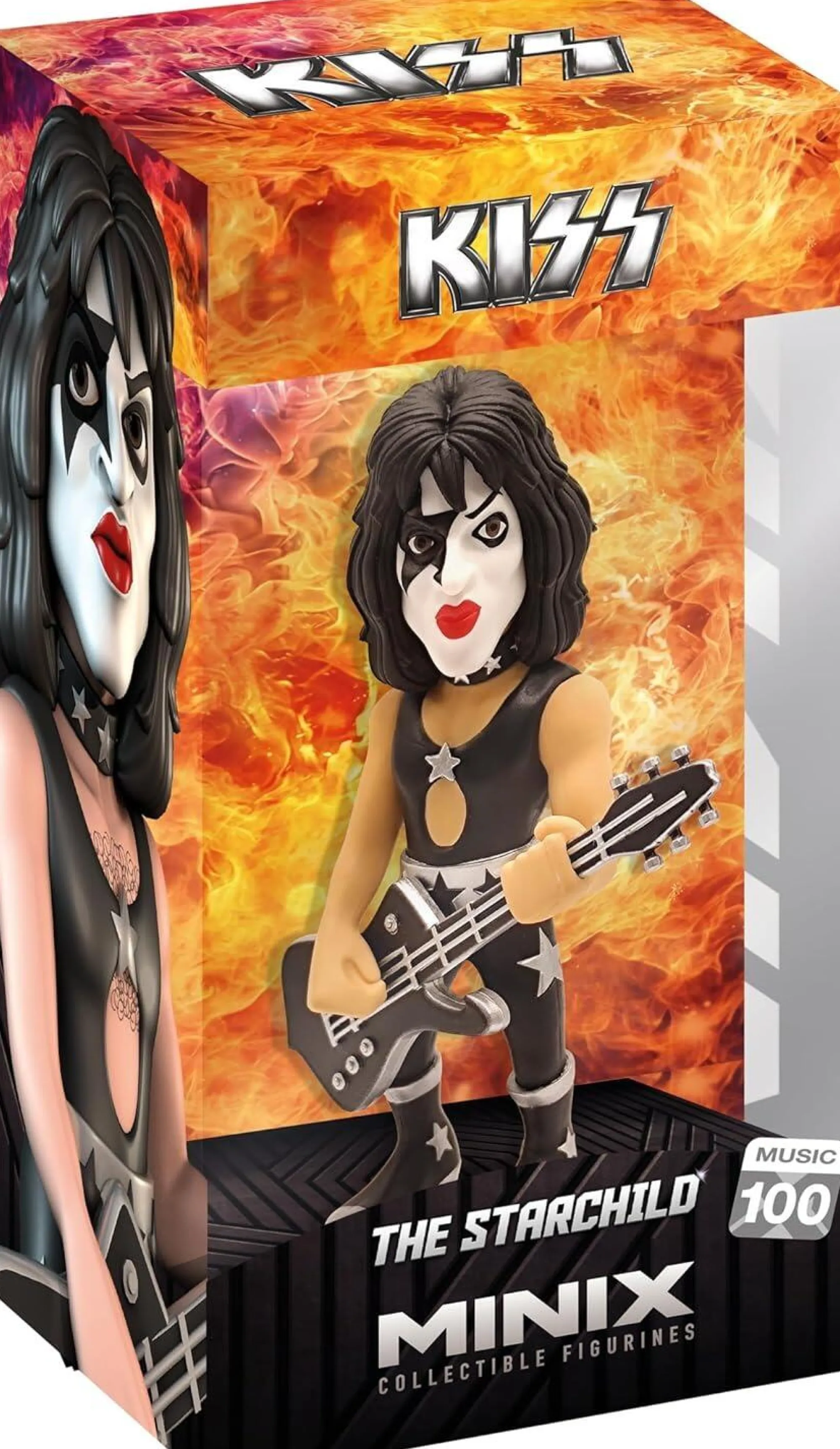 Minix Collectible Figurines Music | Minix Collectible Figurines<KISS Minix 5 Inch Collectible Figurine - The Starchild