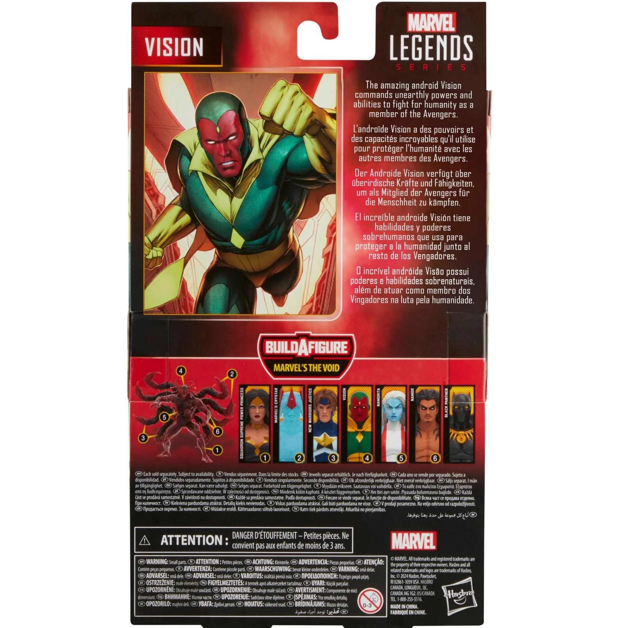 Hasbro Marvel Legends<Marvel Legends 6 Inch Classic Action Figure Wave 2 - Vision