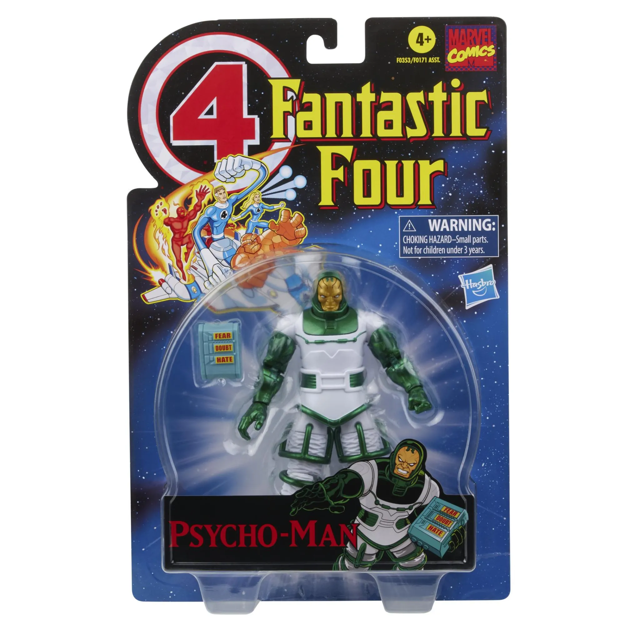 Hasbro Marvel Legends<Marvel Legends Fantastic Four Retro Action Figure - Psycho Man