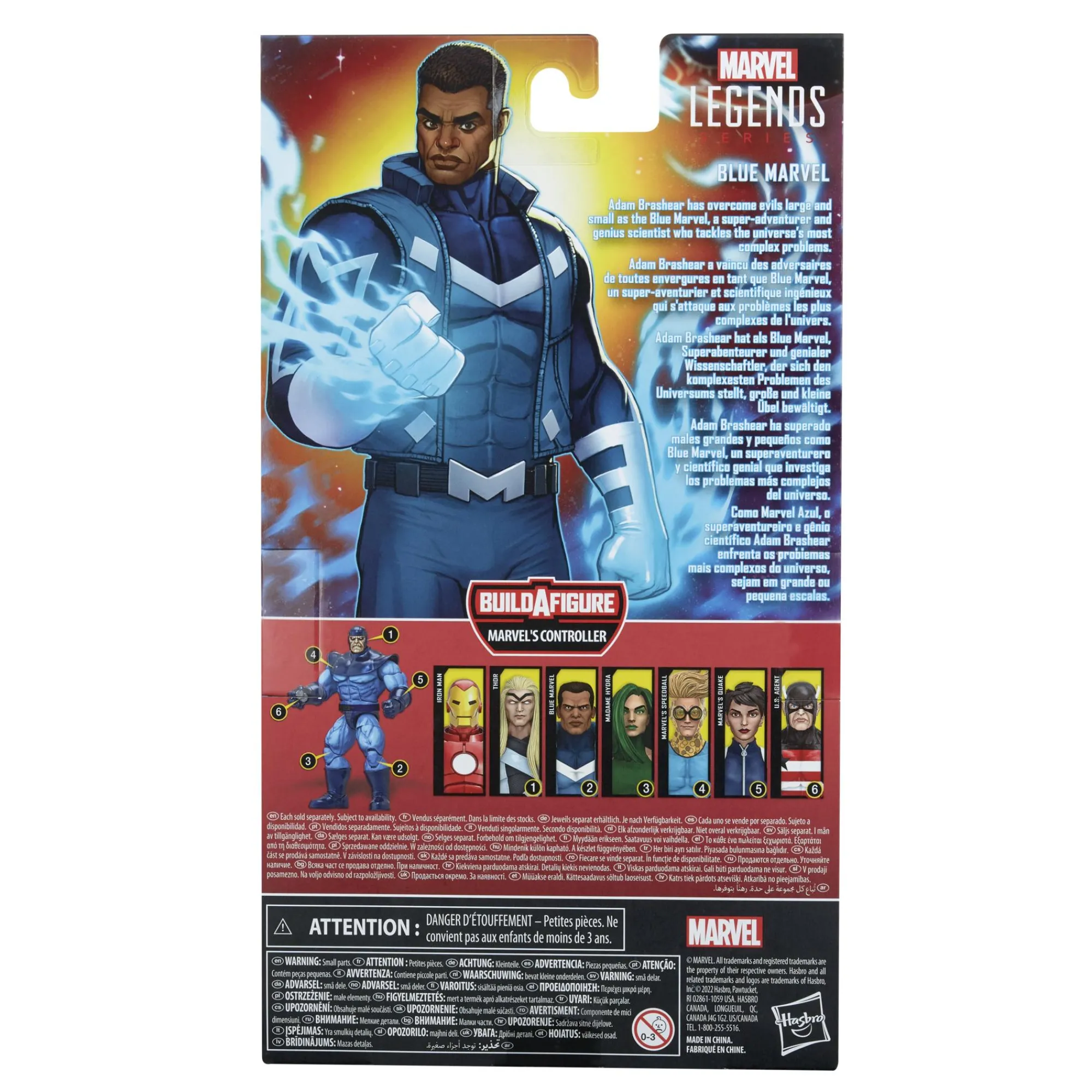 Hasbro Sale | Marvel Legends<Marvel Legends Iron Man Wave 2 Action Figure - Blue Marvel