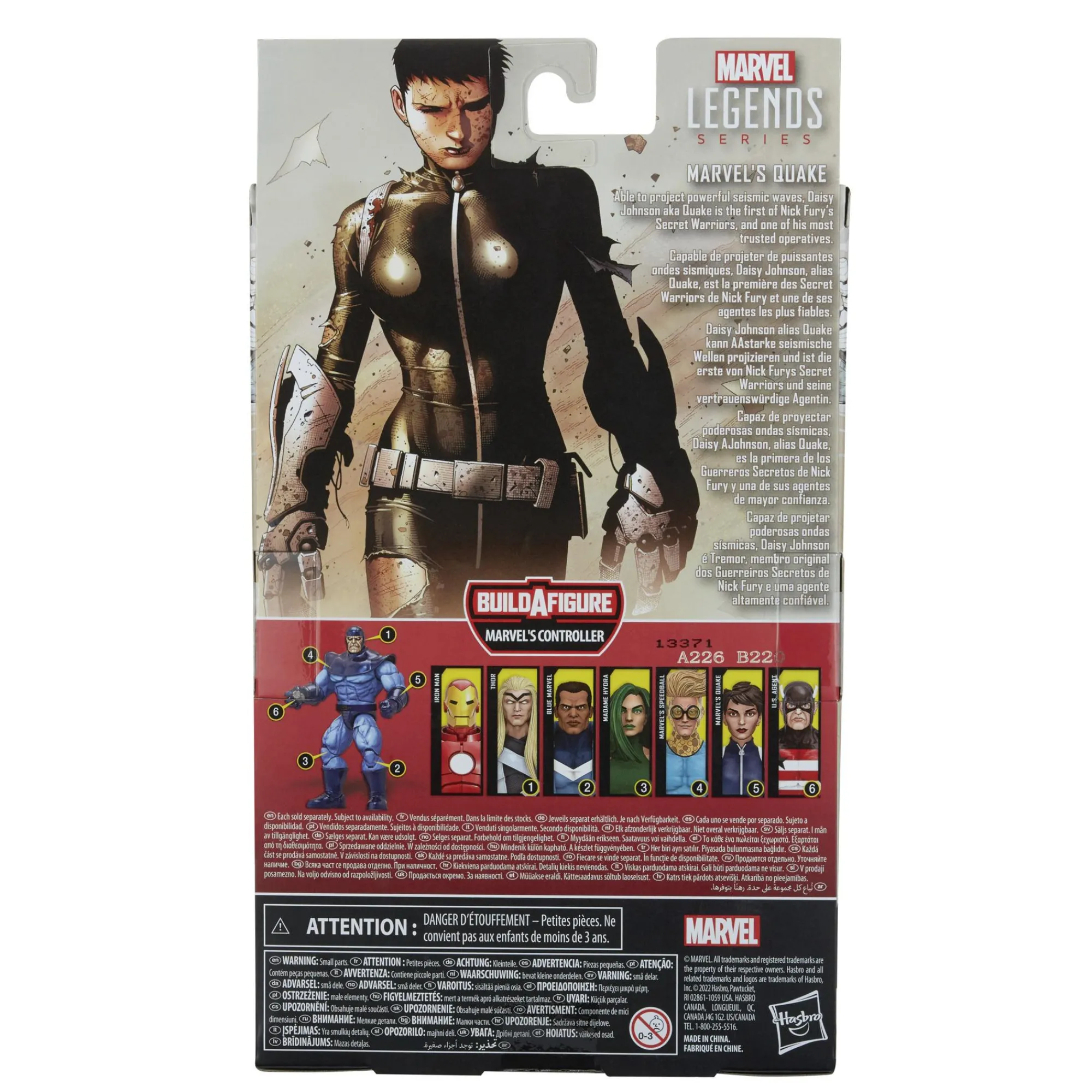 Hasbro Sale | Marvel Legends<Marvel Legends Iron Man Wave 2 Action Figure - Marvel's Quake