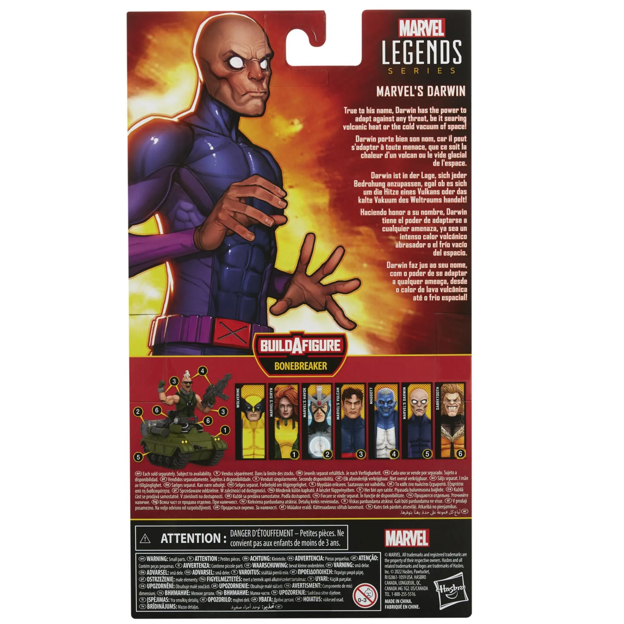 Hasbro Sale | Marvel Legends<Marvel Legends X-Men Action Figure Wave 5 - Marvel's Darwin