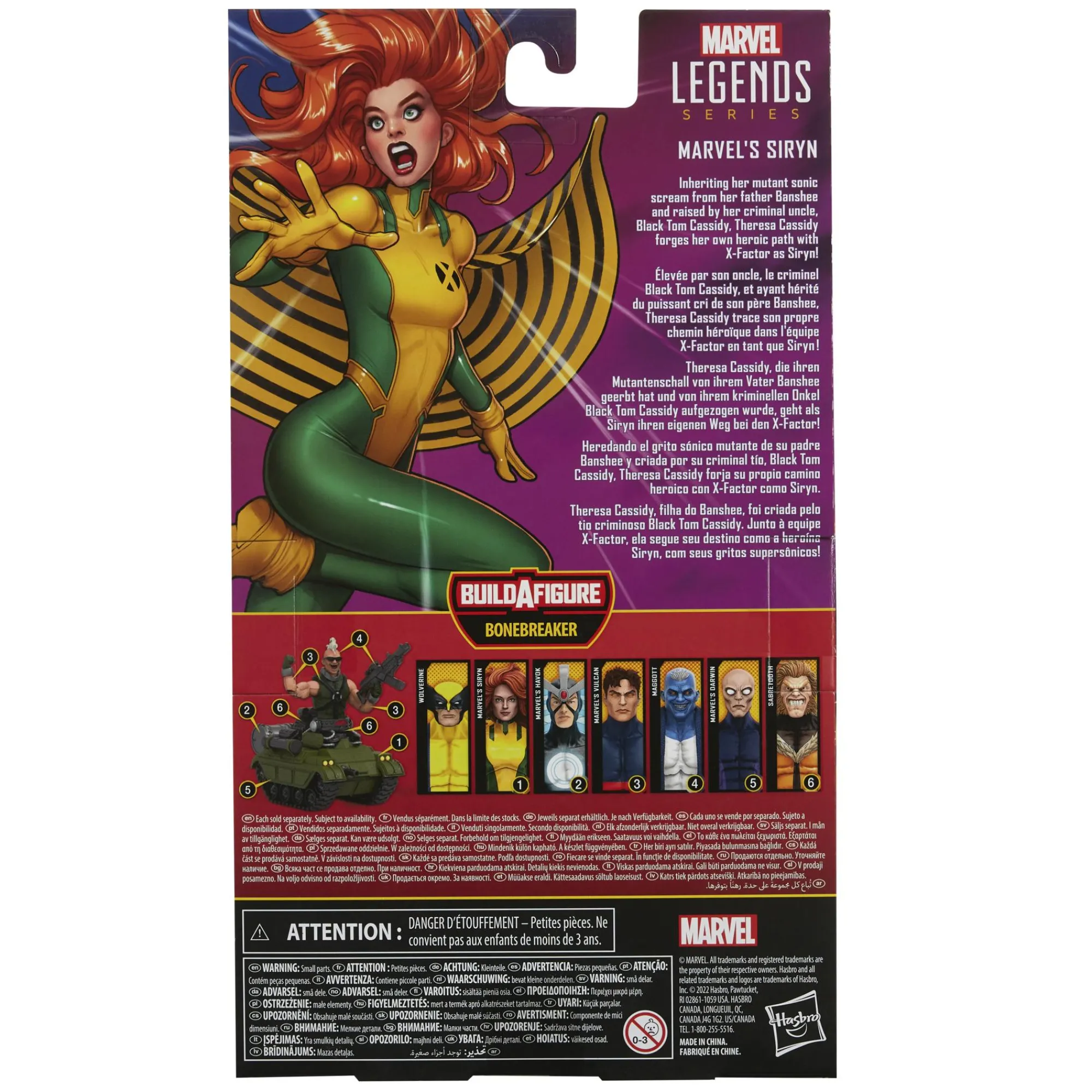 Hasbro Sale | Marvel Legends<Marvel Legends X-Men Action Figure Wave 5 - Marvel's Siryn