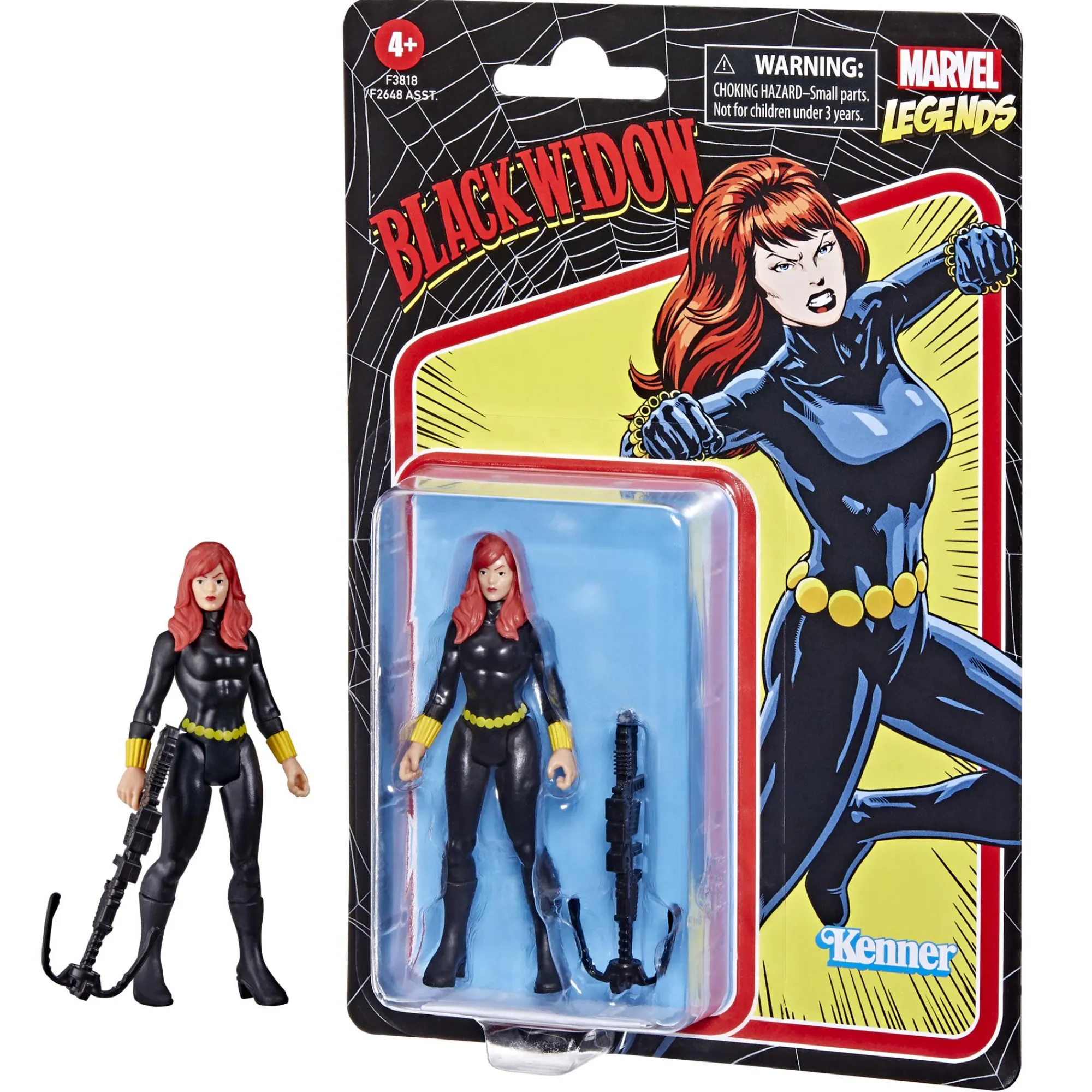 Hasbro Marvel Retro 3.75 Inch Figures<Marvel Universe Retro 3.75 Inch Action Figure Wave 6 - Black Widow