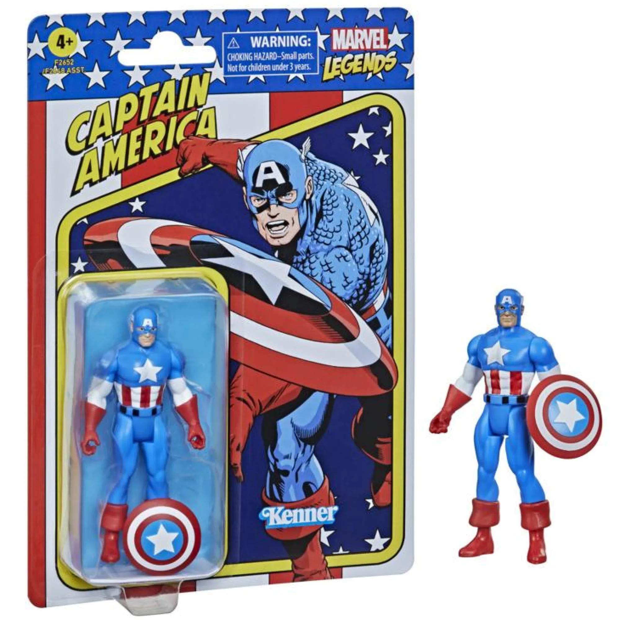 Hasbro Marvel Retro 3.75 Inch Figures<Marvel Universe Retro 3.75 Inch Action Figure Wave 1 - Captain America