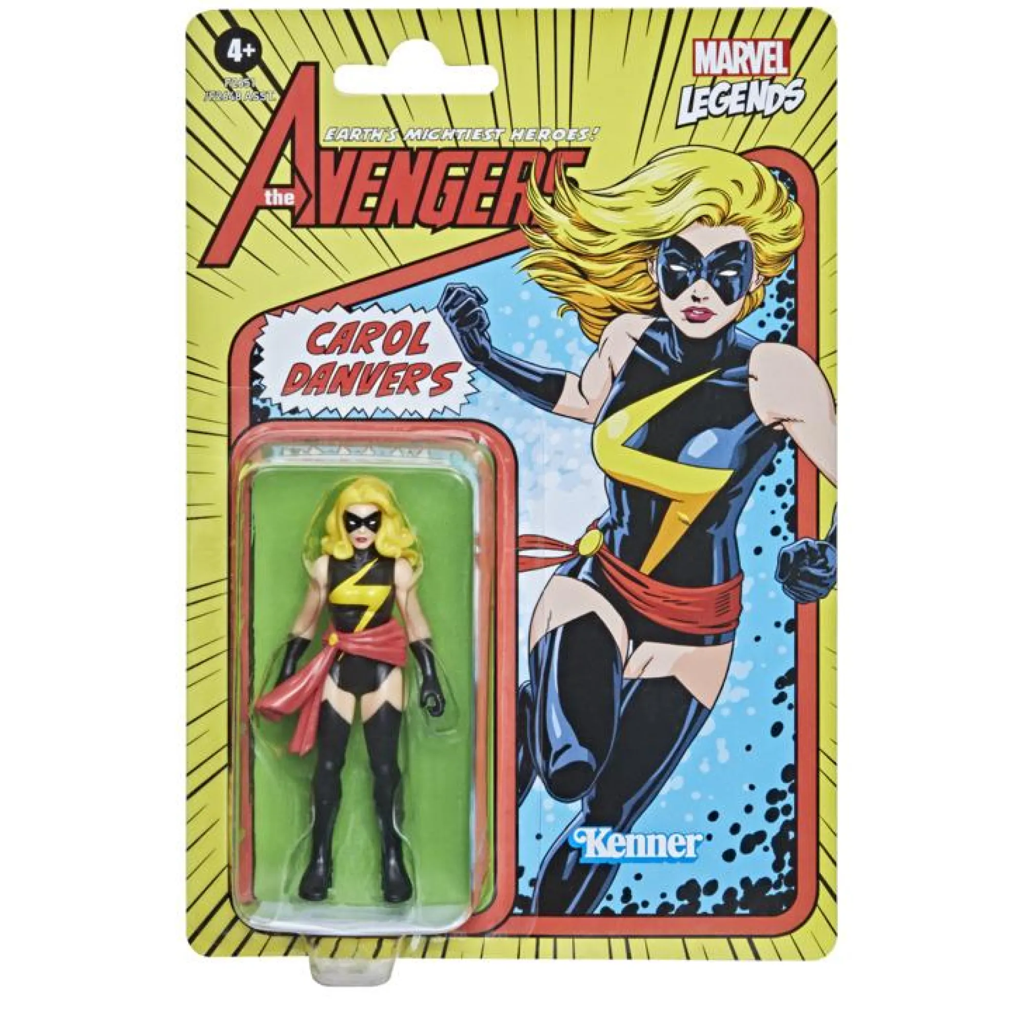 Hasbro Marvel Retro 3.75 Inch Figures<Marvel Universe Retro 3.75 Inch Action Figure Wave 1 - Carol Danvers