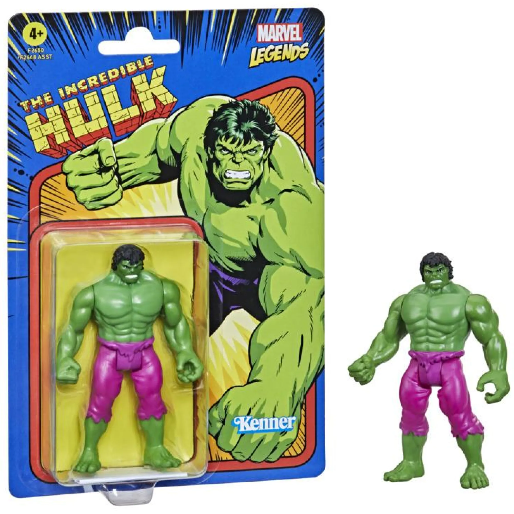 Hasbro Marvel Retro 3.75 Inch Figures<Marvel Universe Retro 3.75 Inch Action Figure Wave 1 - Hulk