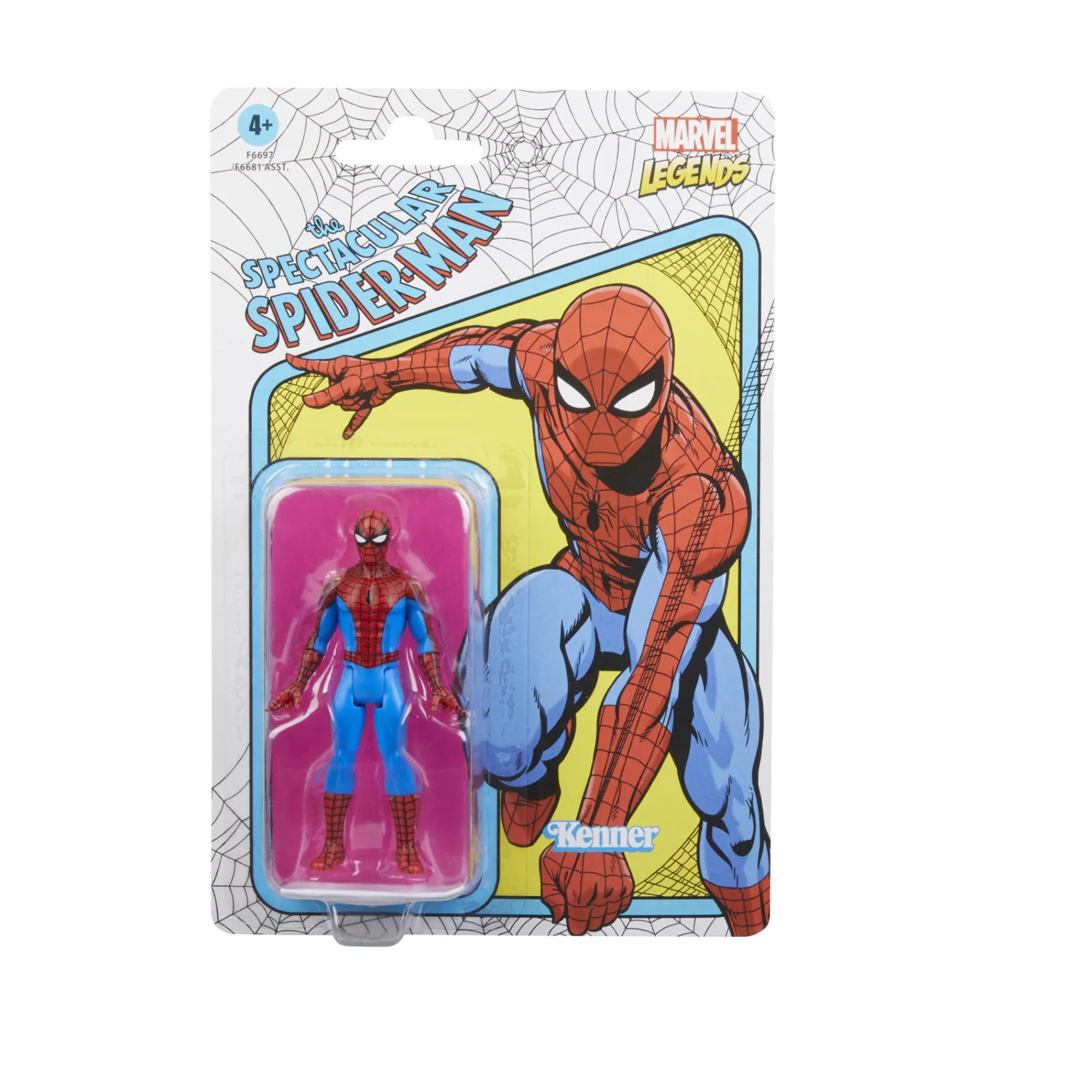 Hasbro Marvel Retro 3.75 Inch Figures<Marvel Universe Retro 3.75 Inch Action Figure Wave 8 - Spectacular Spider-Man