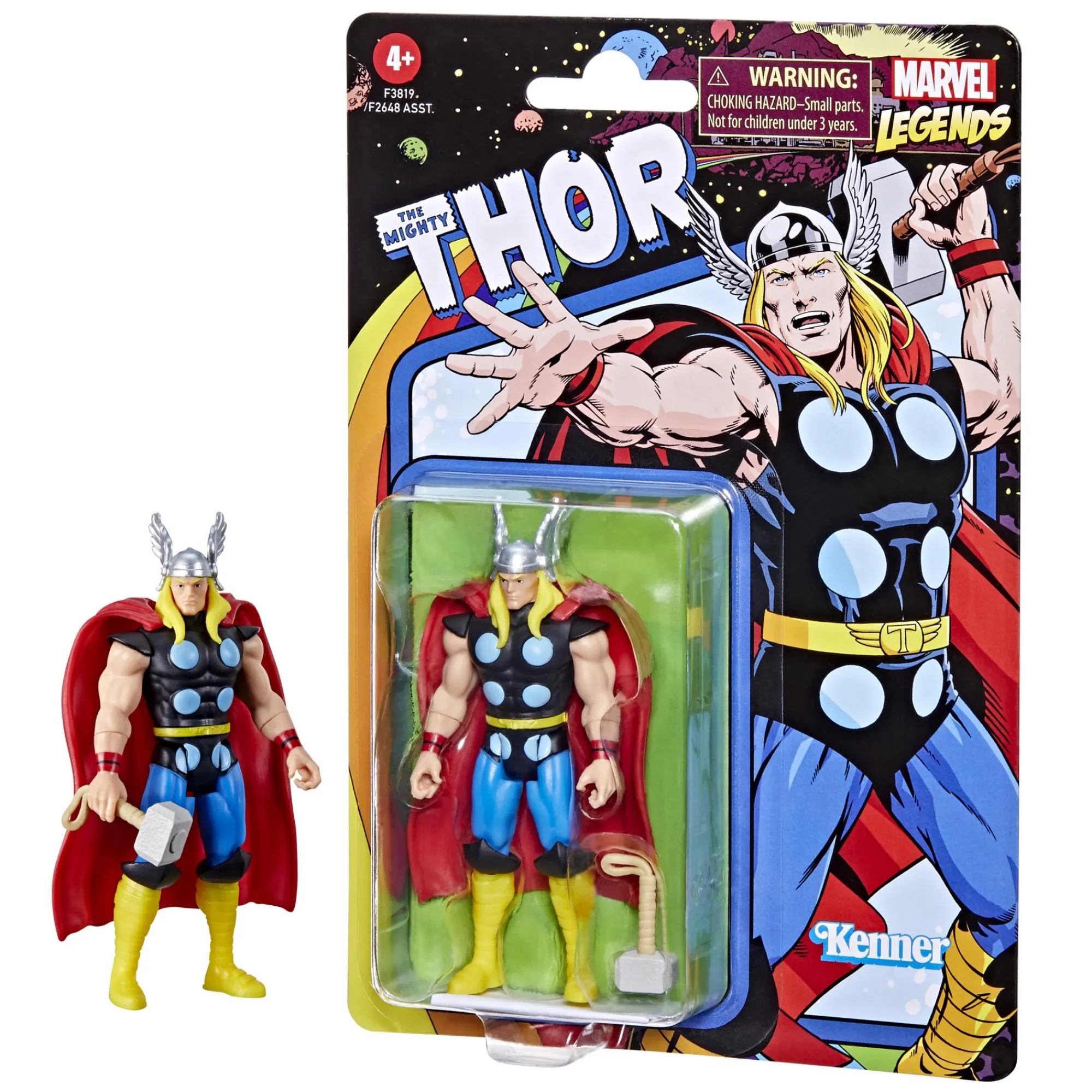 Hasbro Marvel Retro 3.75 Inch Figures<Marvel Universe Retro 3.75 Inch Action Figure Wave 6 - Thor