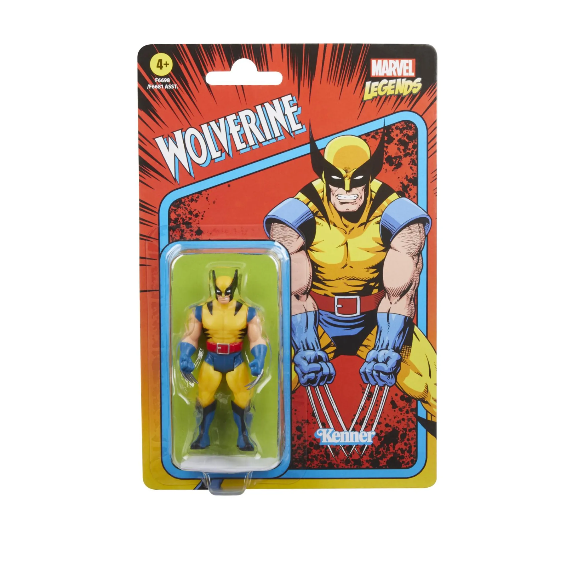 Hasbro Marvel Retro 3.75 Inch Figures<Marvel Universe Retro 3.75 Inch Action Figure Wave 8 - Wolverine