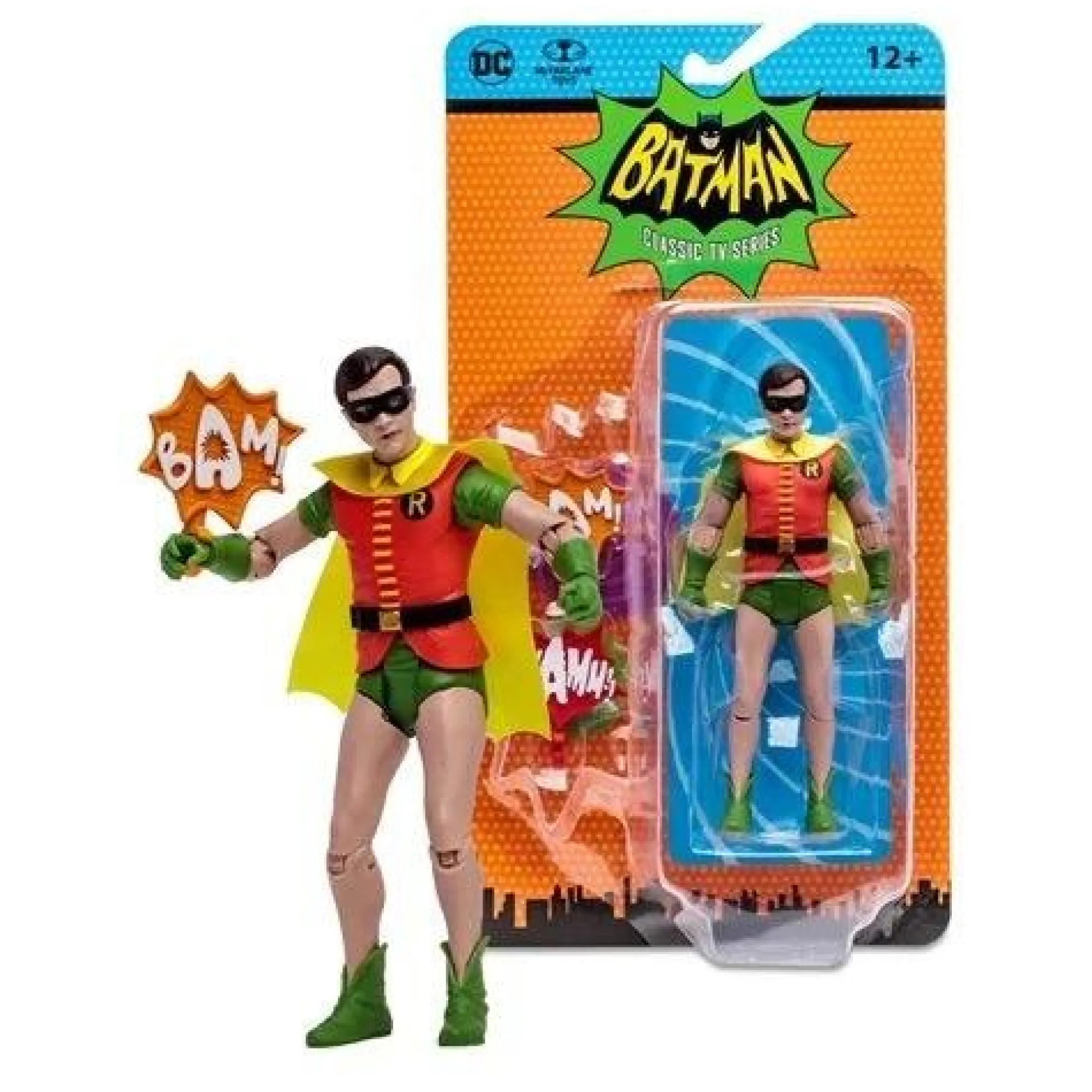 Mcfarlane Dc Universe - Mcfarlane<DC Retro Batman 66 Action Figure Wave 8 - Robin