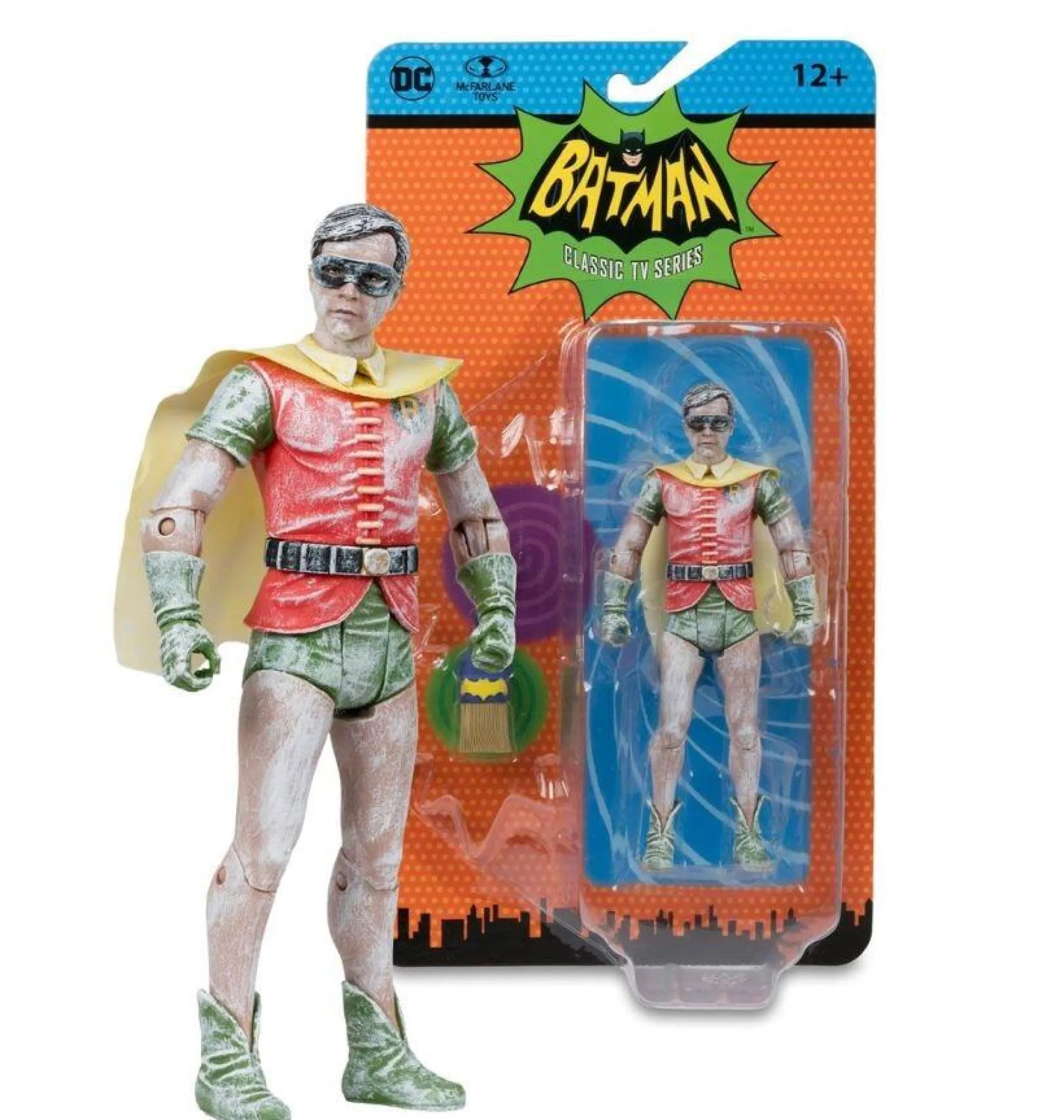 Mcfarlane Dc Universe - Mcfarlane<DC Retro Batman 66 Action Figure Wave 10 - Wax Robin