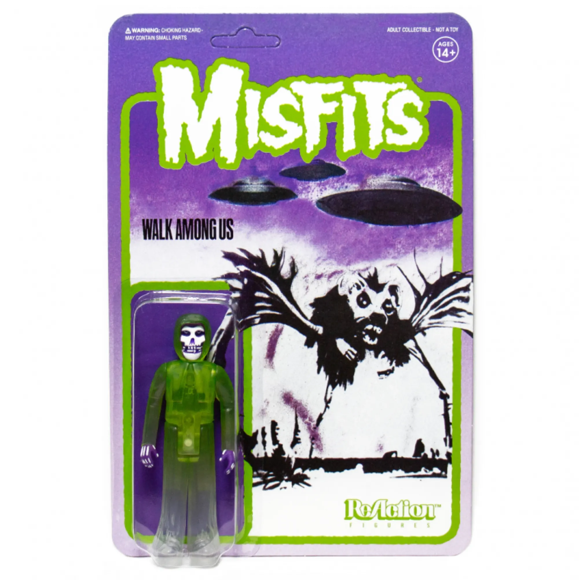 Super7 Reaction | Music<Misfits ReAction Action Figure -  FIEND WALK AMONG US - green